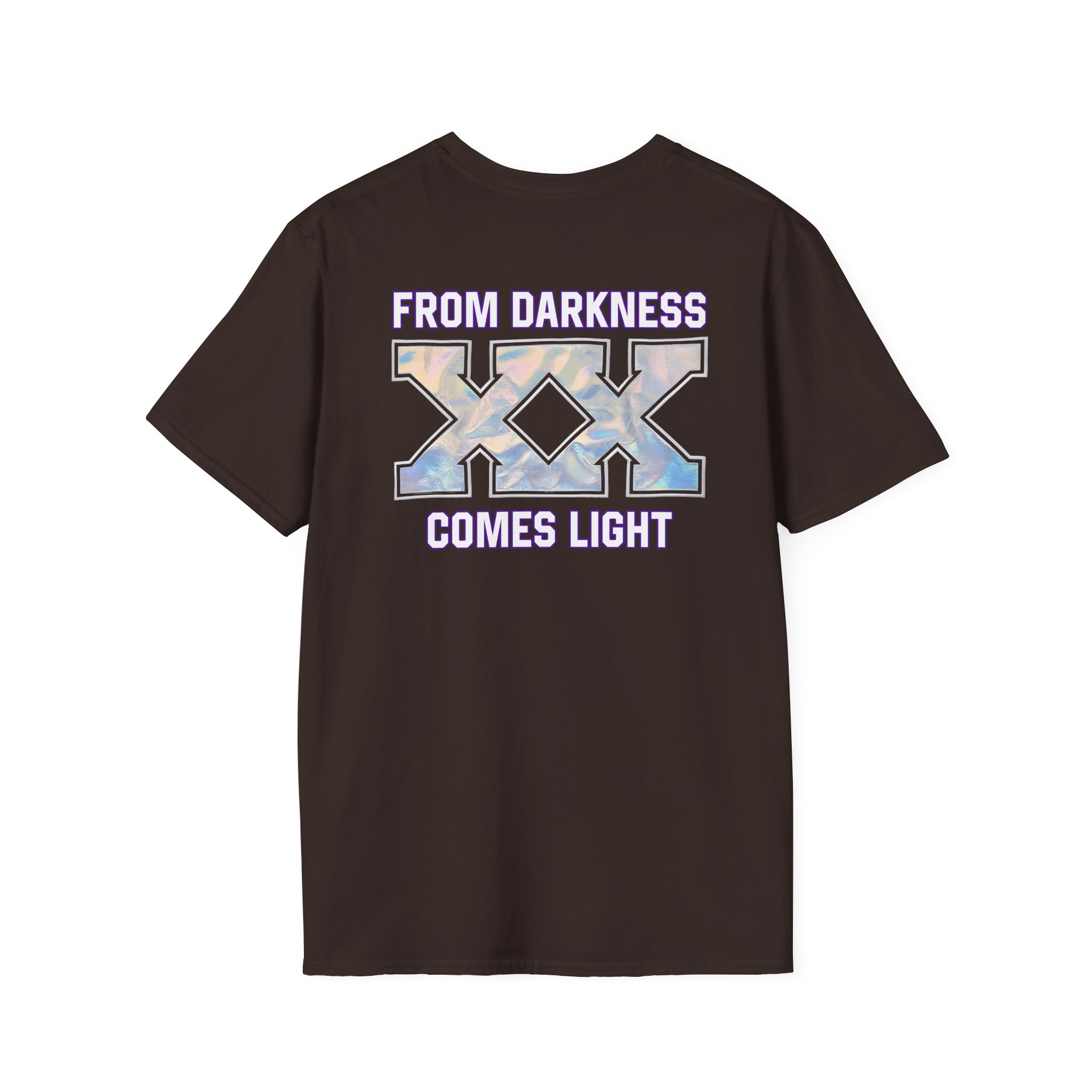 Deathpact From Darkness xx Comes Light Unisex Softstyle T-shirt - Image 6