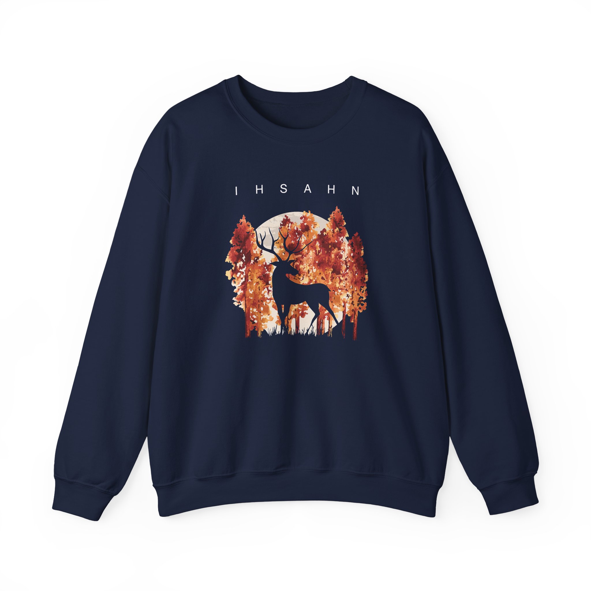 Ihsahn Silhouette Unisex Heavy Blend™ Crewneck Sweatshirt - Image 7
