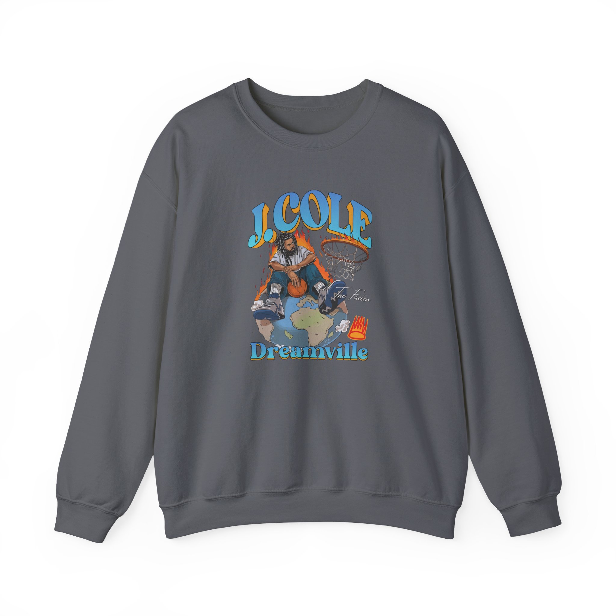 J Cole "Dreamville World" Unisex Heavy Blend™ Crewneck Sweatshirt - Image 13