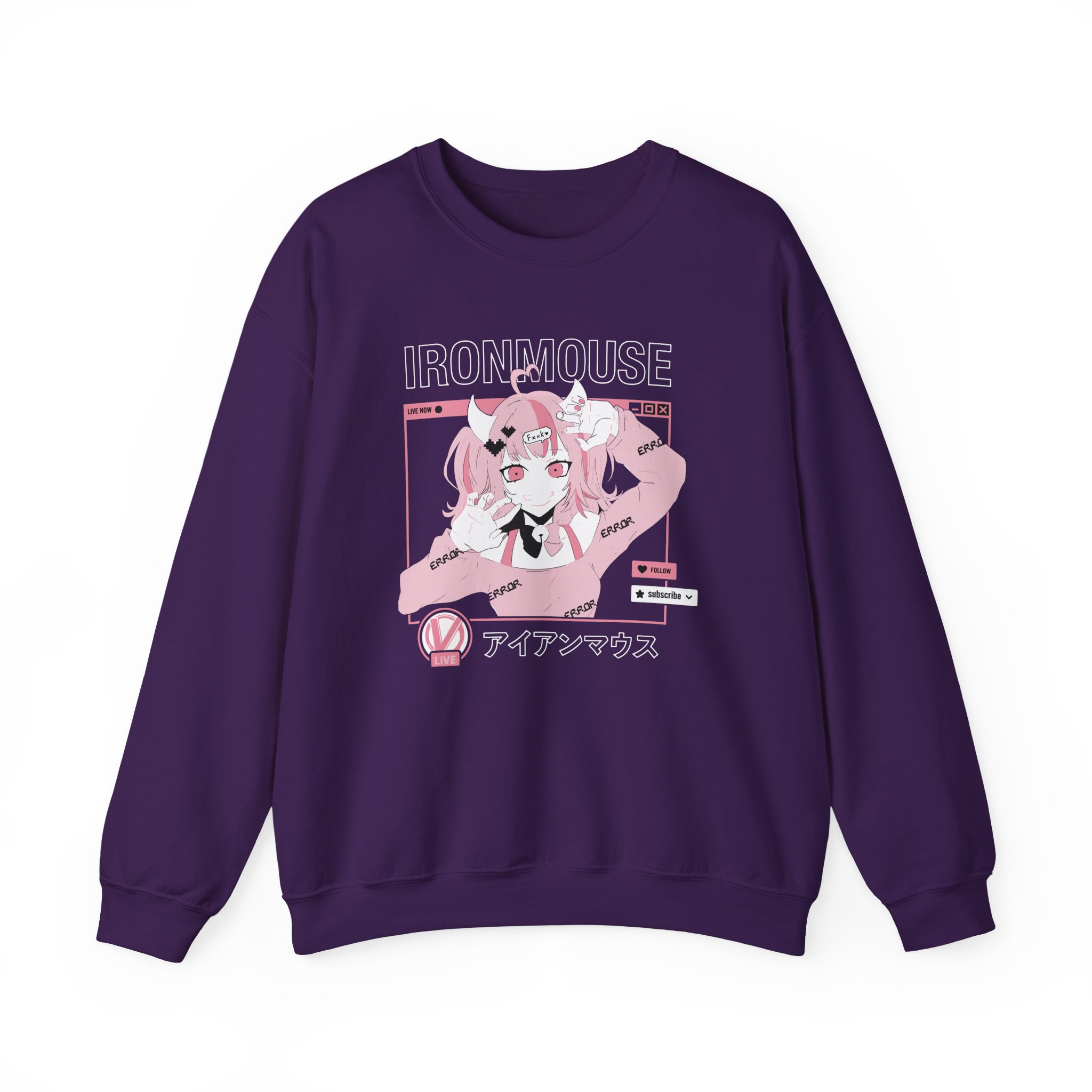 Ironmouse Live Unisex Heavy Blend™ Crewneck Sweatshirt - Image 9