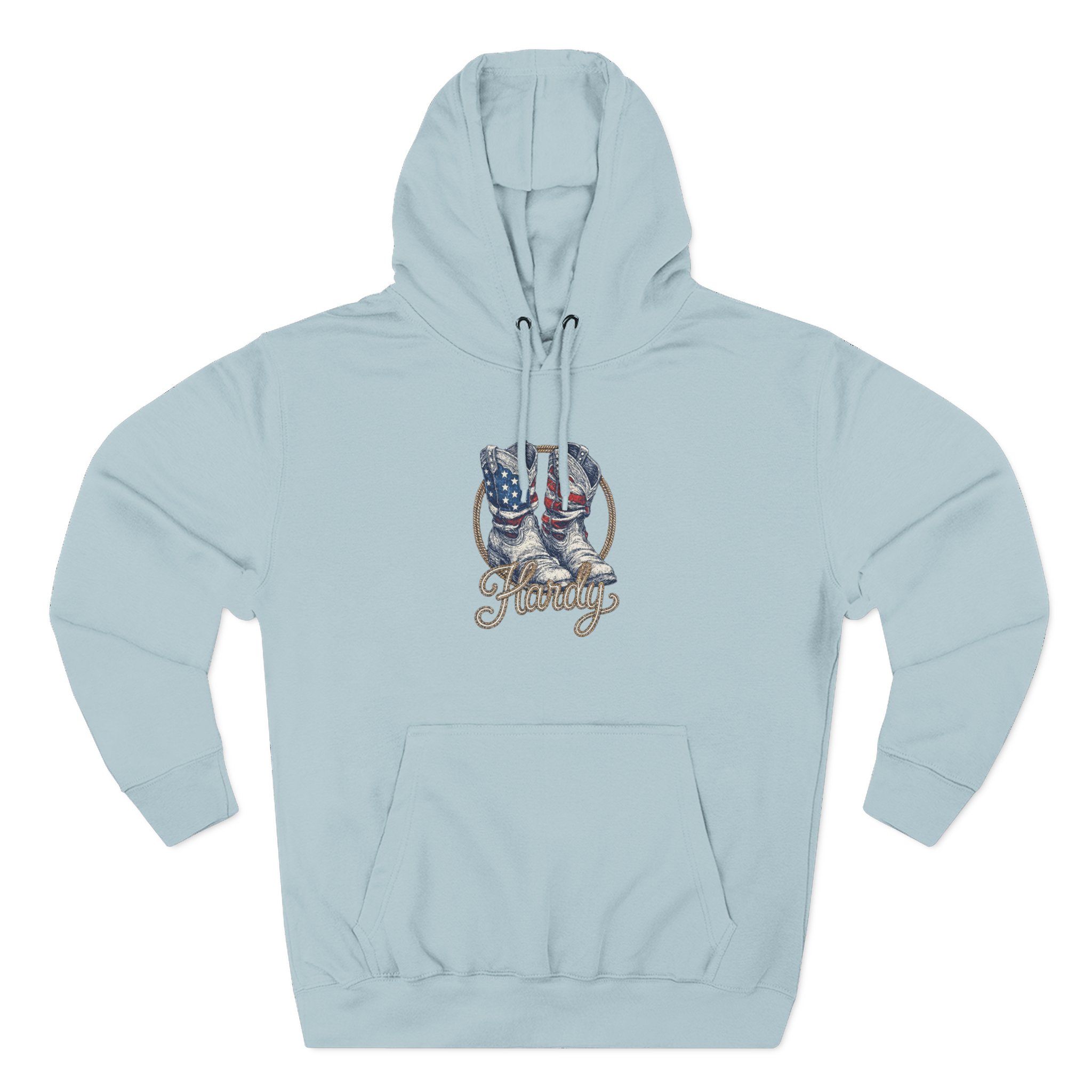 Hd Boots Americana Ringer Three-Panel Fleece Hoodie - Image 9
