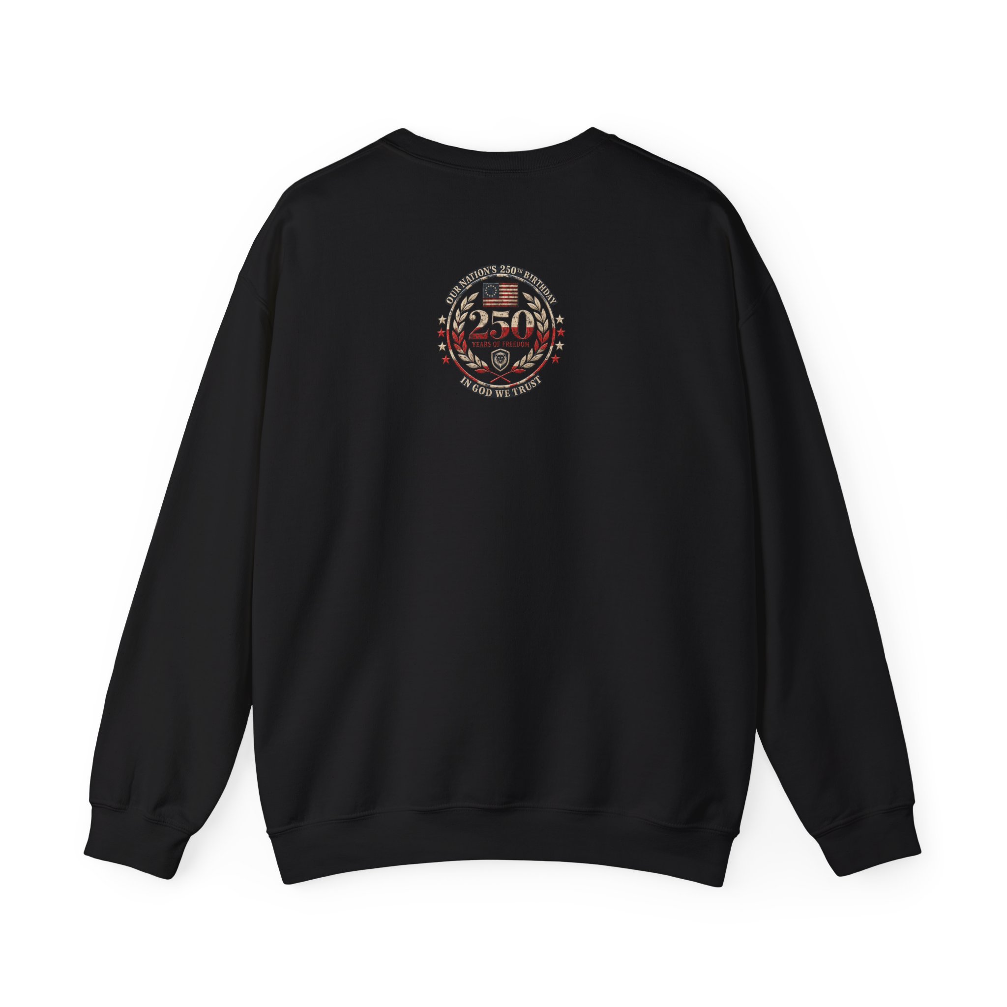 Valuetainment Flb Flag Script Unisex Heavy Blend™ Crewneck Sweatshirt - Image 2