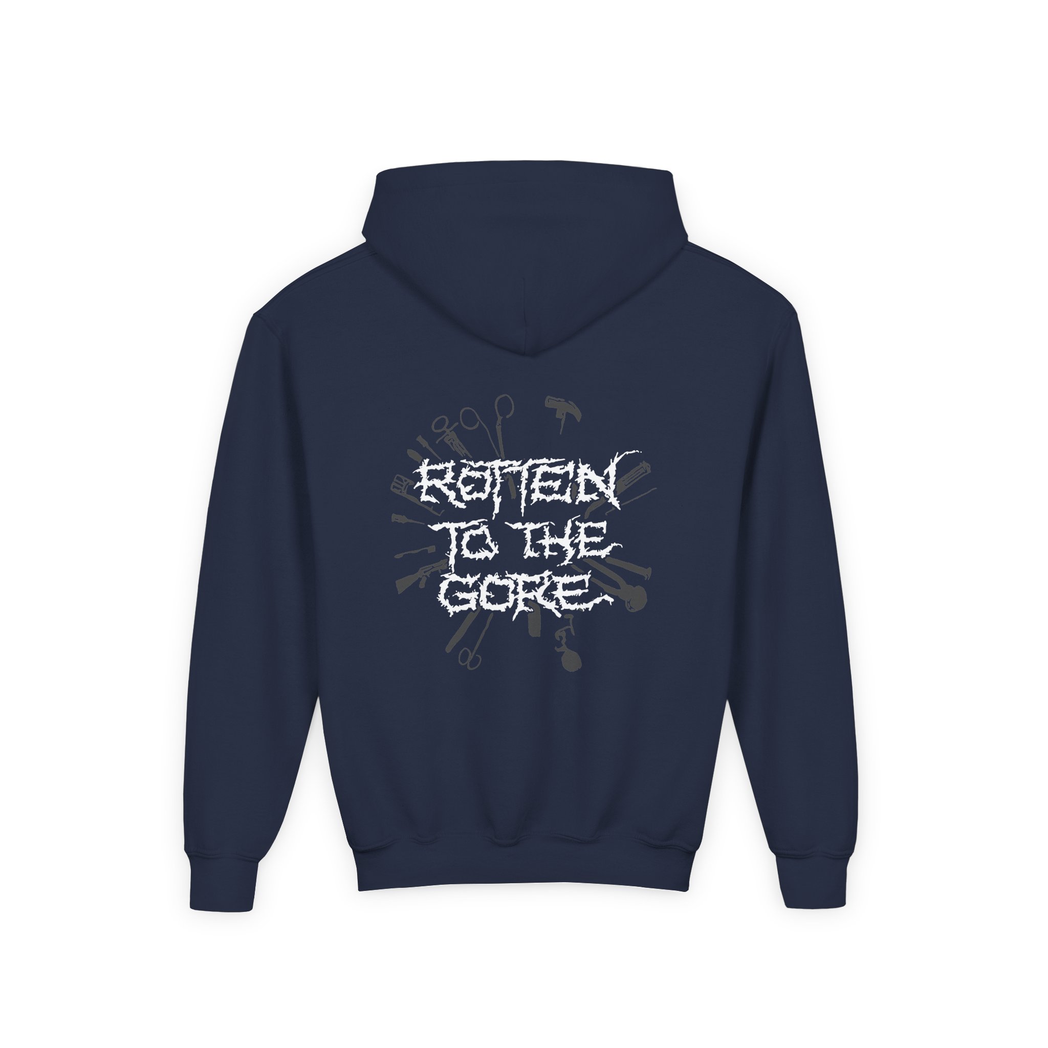 Youth Carcass Rotting Reek Heavy Blend Hooded Sweatshirt - Image 4