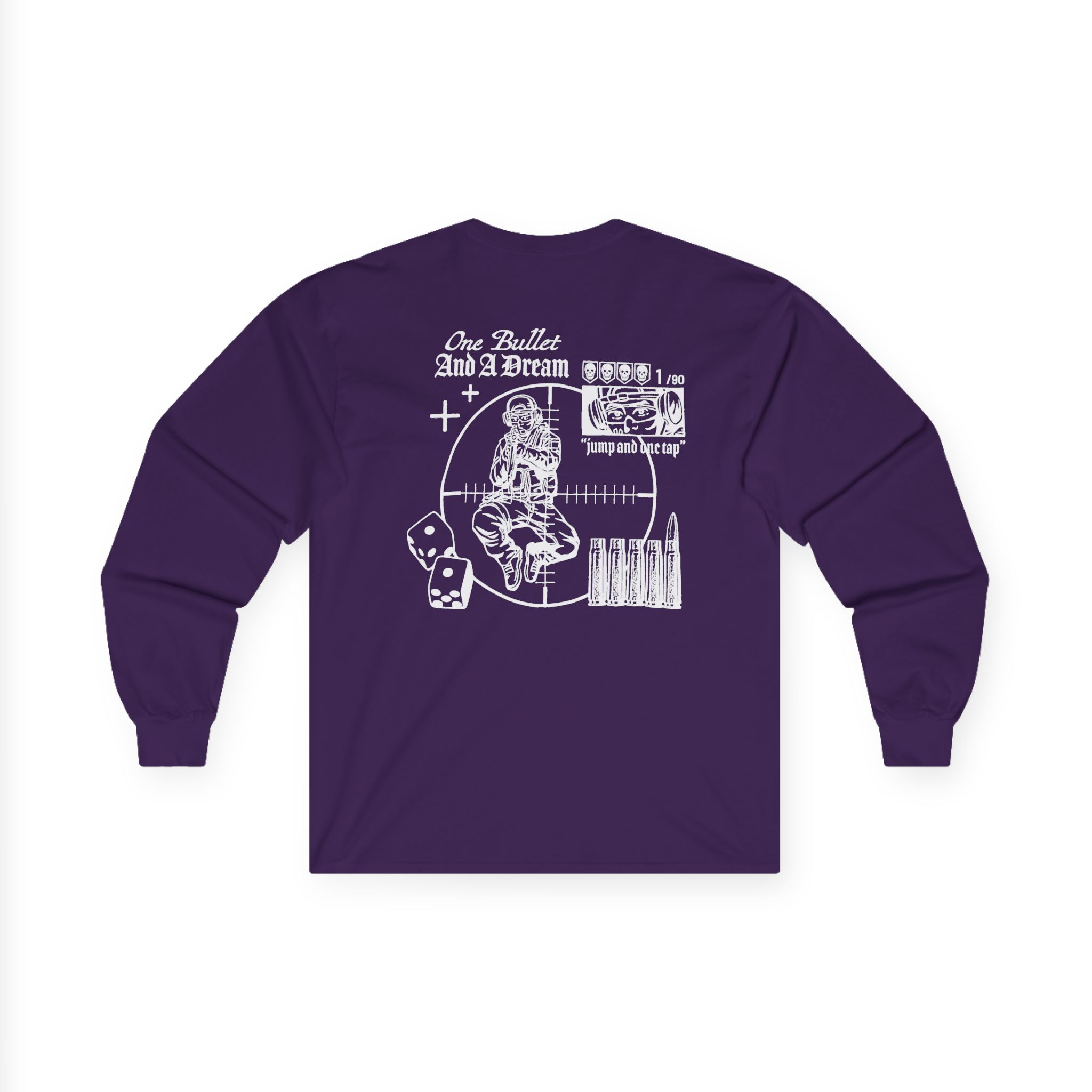 Shroud One Bulle Unisex Ultra Cotton Long Sleeve Tee - Image 14