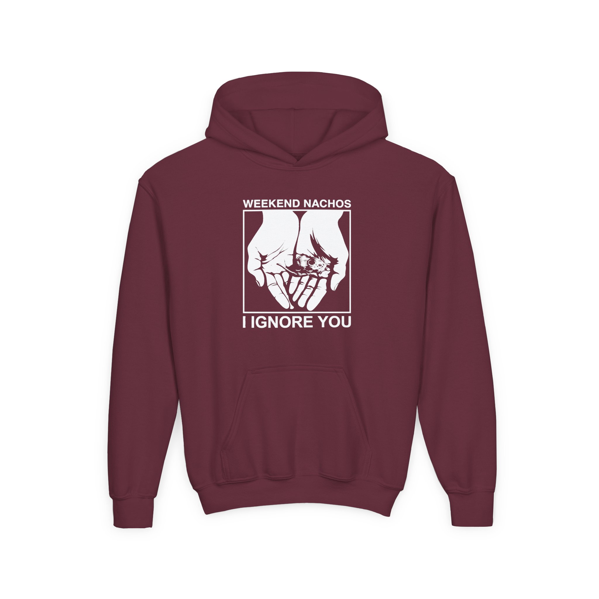 Youth Weekend Nachos Heavy Blend Hooded Sweatshirt - Image 3