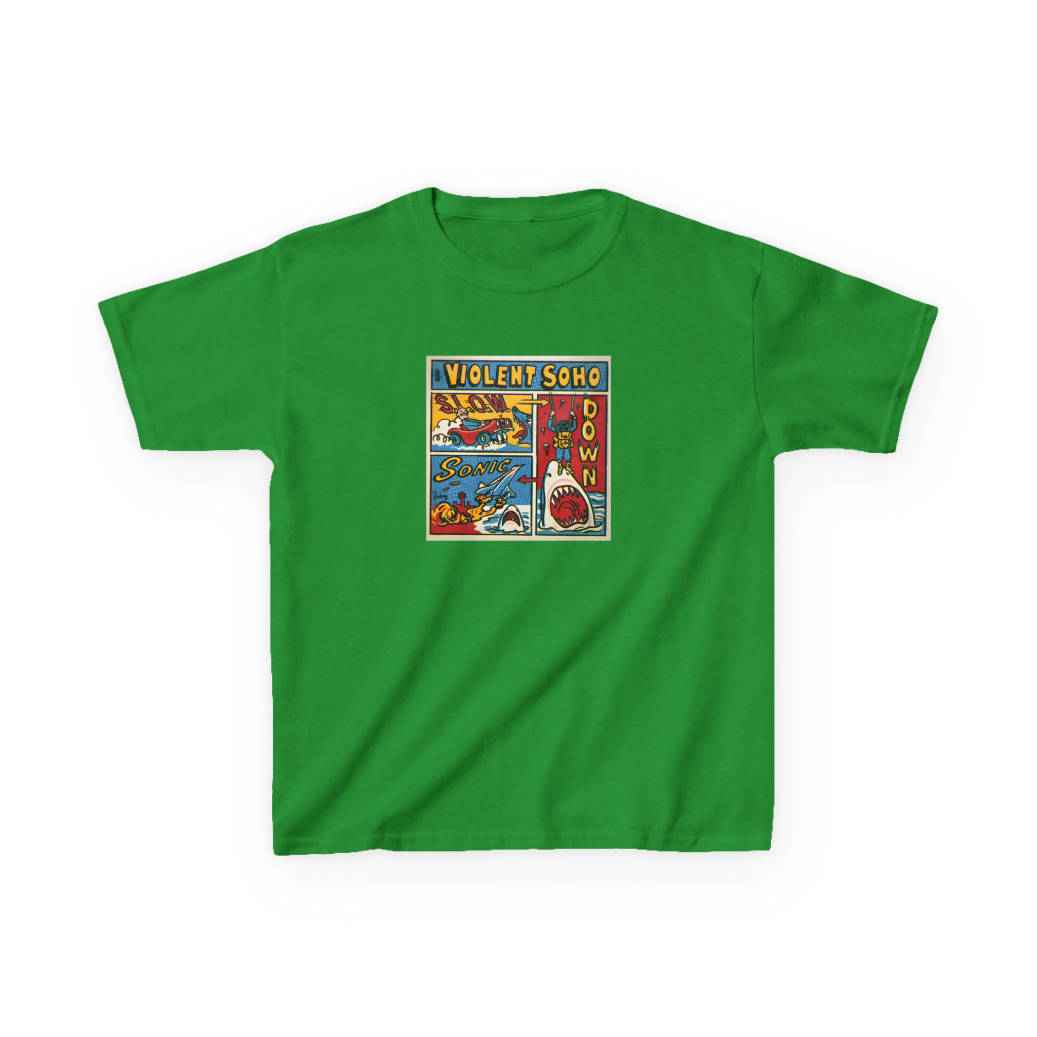 Violent Soho Slow Down Sonic Kids Heavy Cotton™ Tee - Image 11