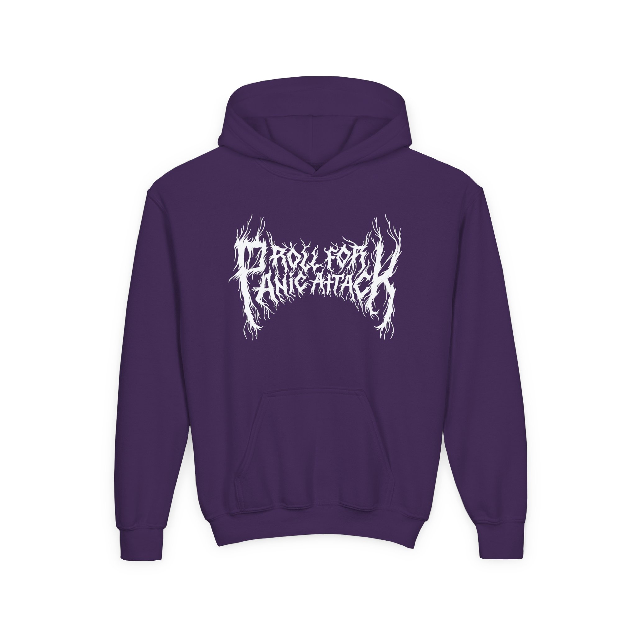 Dropout Fantasy High Roll For Panic Attack Youth Heavy Blend Hooded Sweatshirt - Image 11