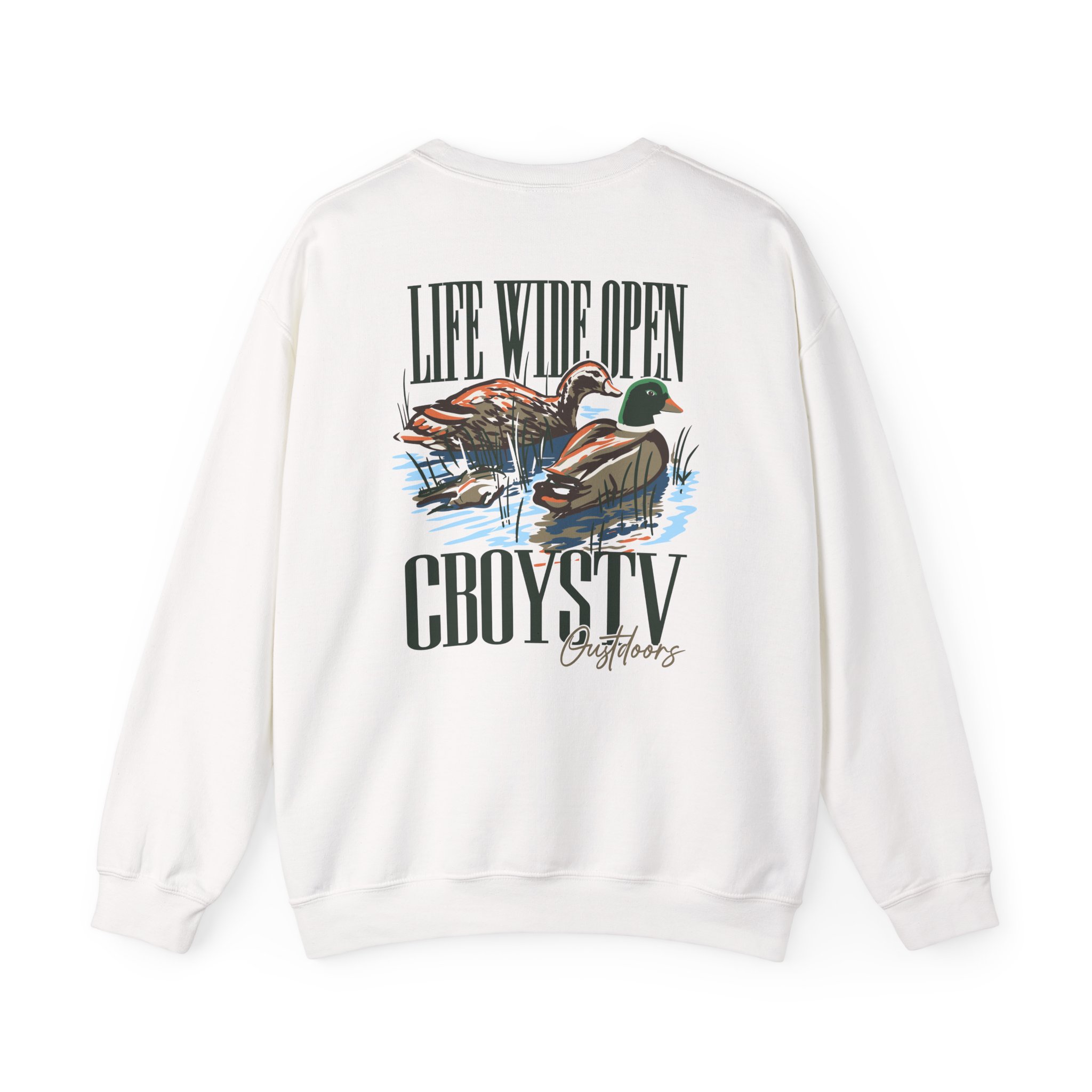 Cboystv Mallard Unisex Heavy Blend™ Crewneck Sweatshirt - Image 2