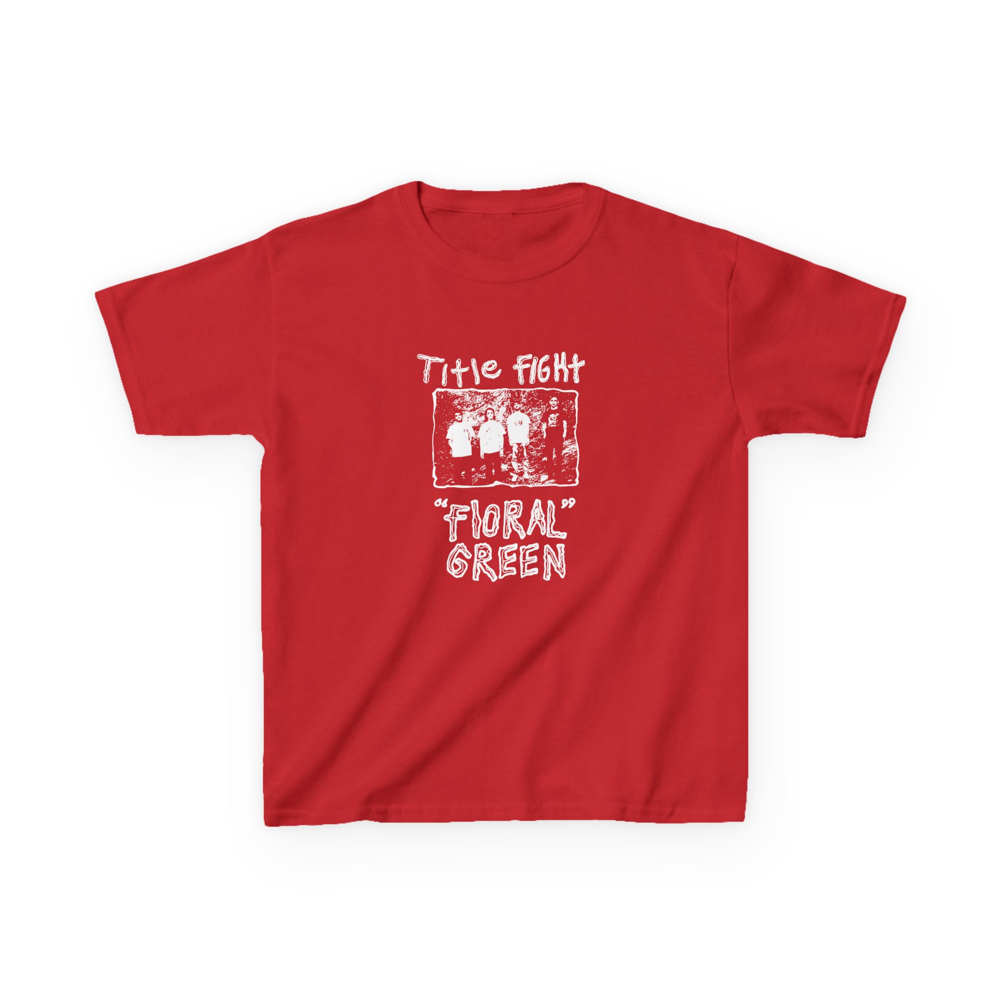 Kids Cold Cuts Title Fight Floral Green Promo Heavy Cotton™ Tee - Image 19