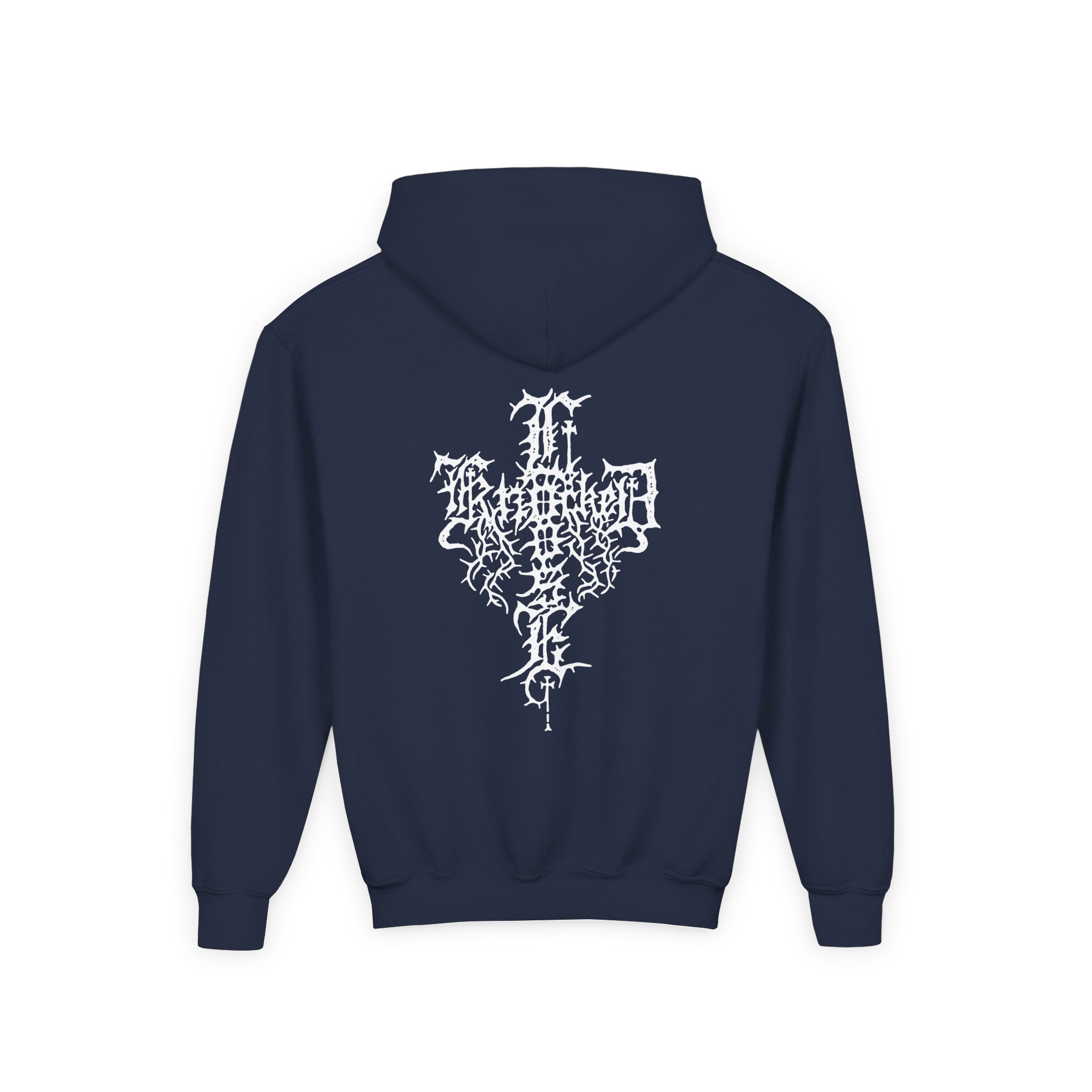 Knocked Loose Hate Yourself Youth Heavy Blend Hooded Sweatshirt - Image 12
