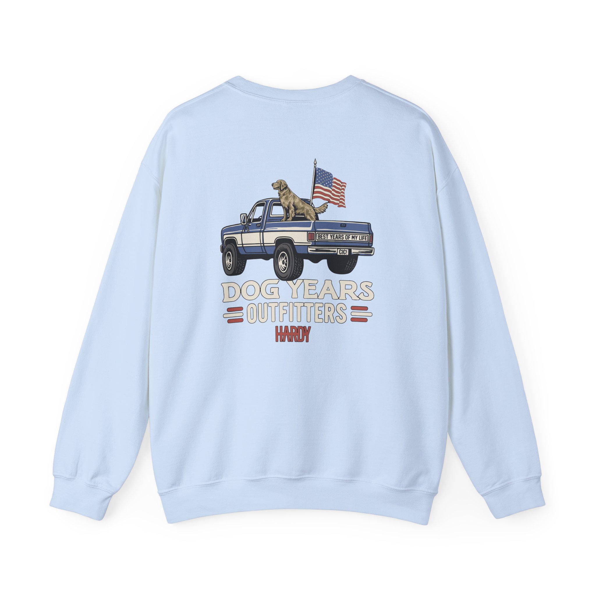 Hd dog years Unisex Heavy Blend™ Crewneck Sweatshirt - Image 2