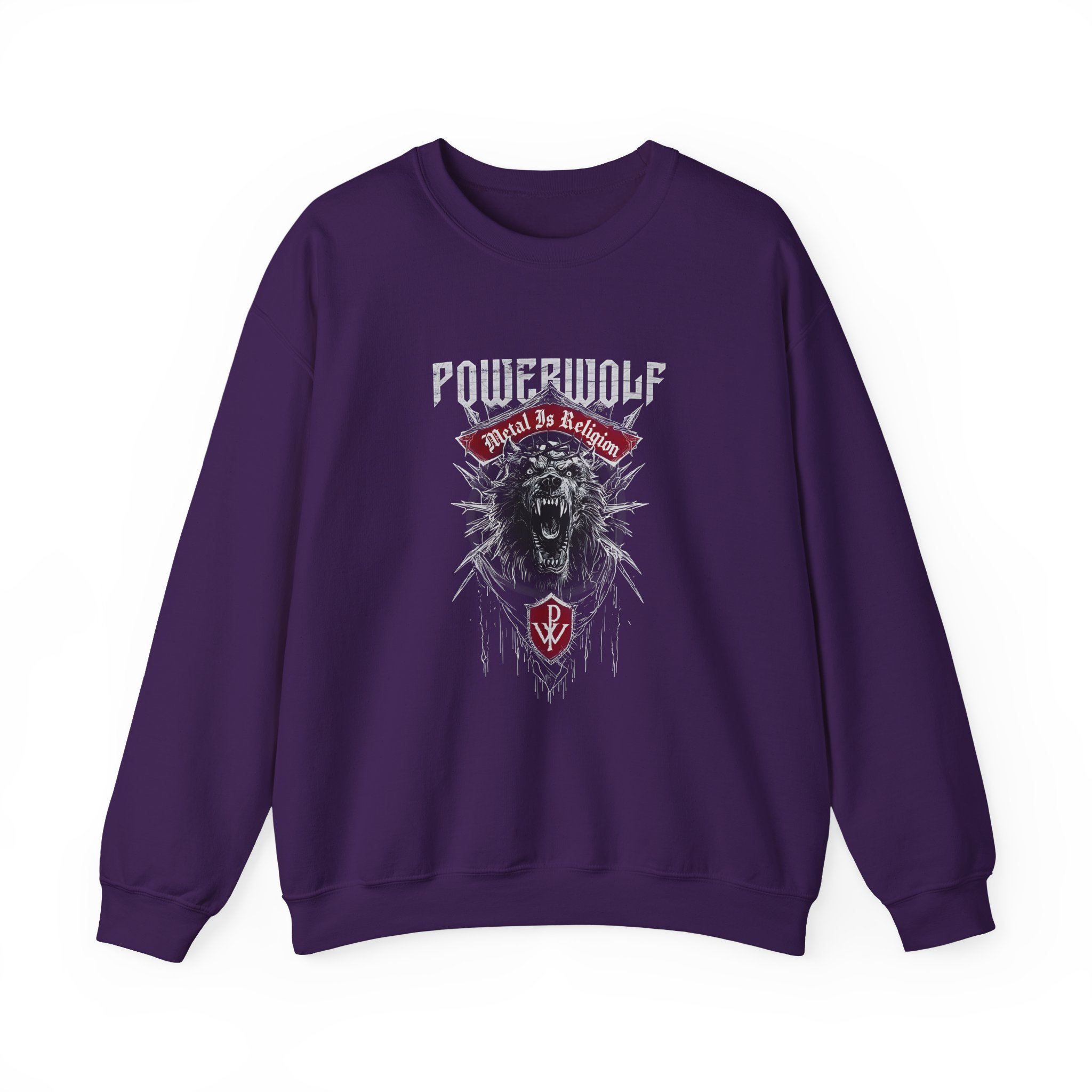 Powerwolf Chaos Unisex Heavy Blend™ Crewneck Sweatshirt - Image 9