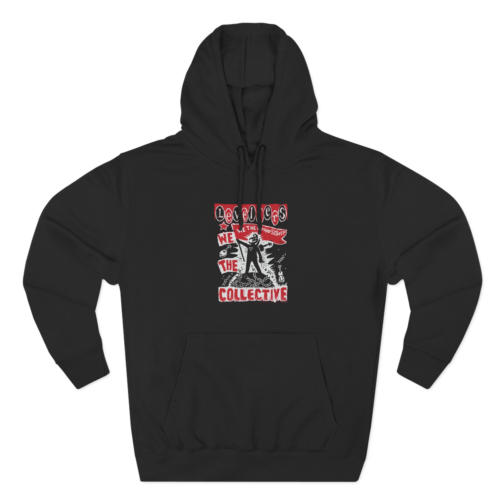 Levellers 2025 March We the Collective Tour Three-Panel Fleece Hoodie