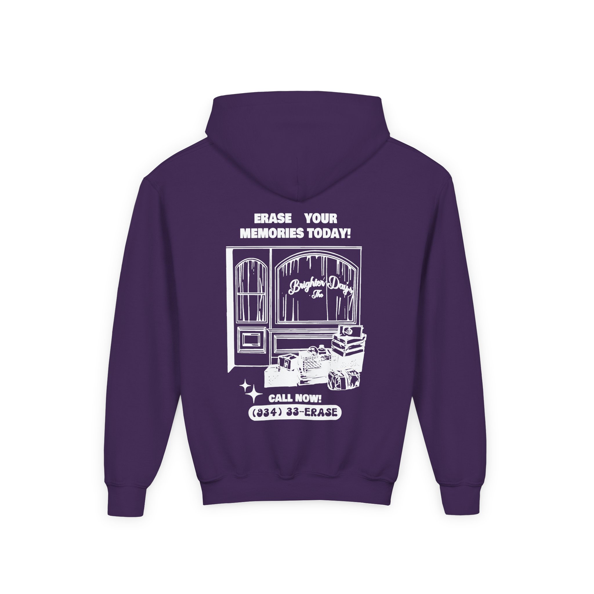 AG Brighter Days Storefront Youth Heavy Blend Hooded Sweatshirt - Image 12
