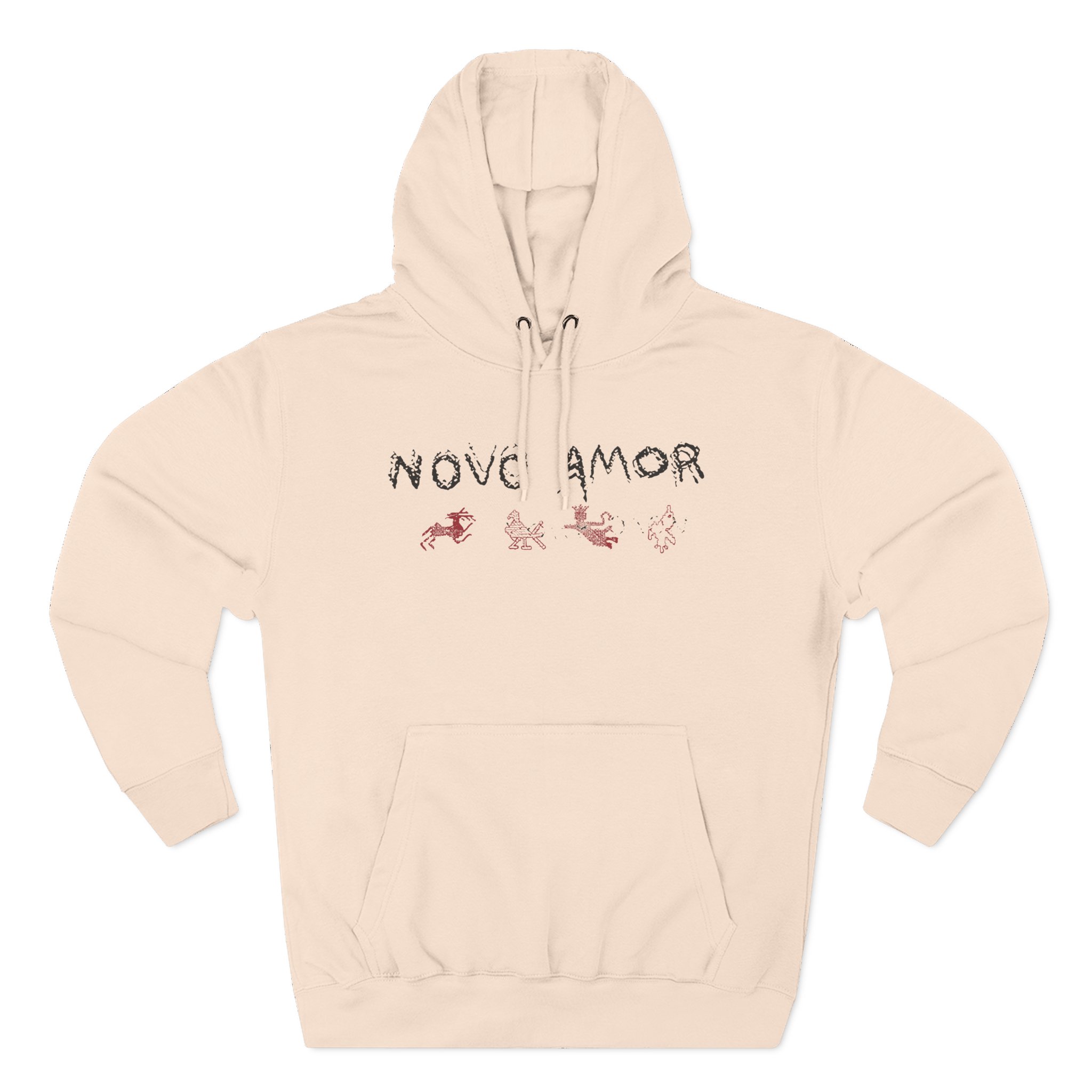 Novo Amor Symbols Three-Panel Fleece Hoodie - Image 5