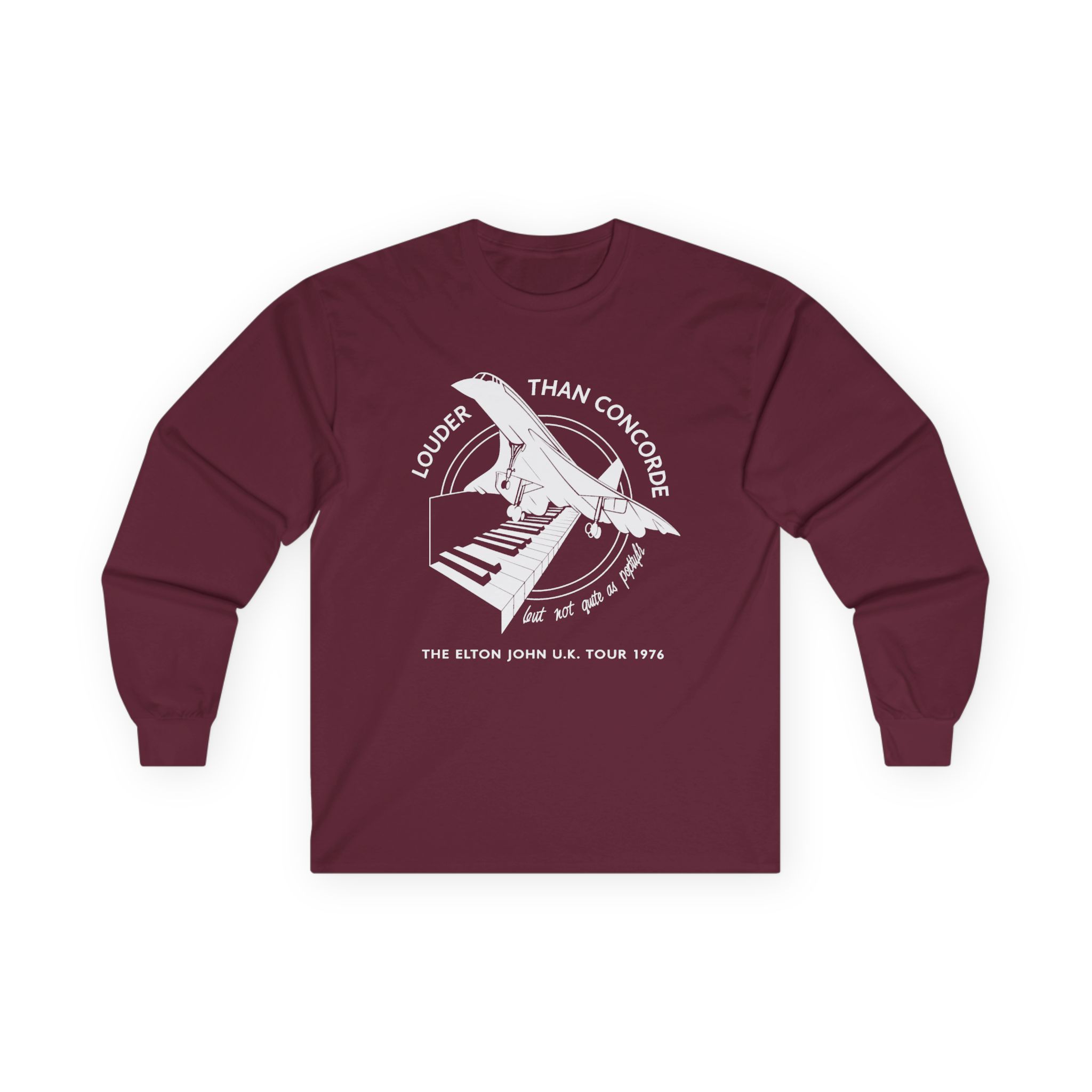Ej Farewell Vintage Louder Than Concorde Unisex Ultra Cotton Long Sleeve Tee - Image 3