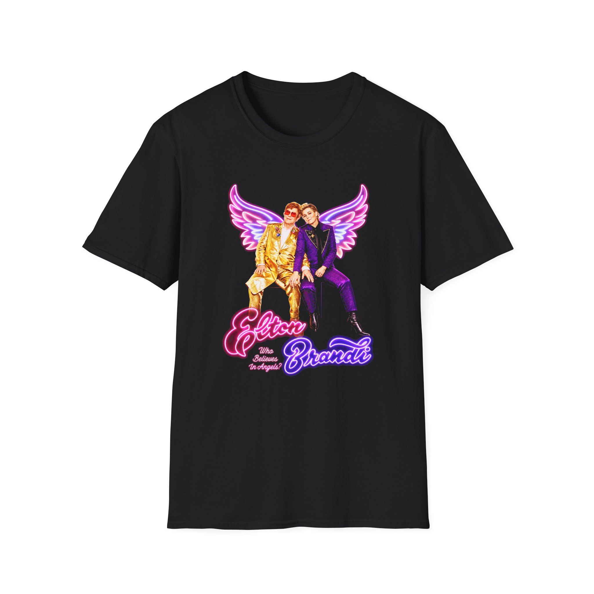 Ej Farewell Who Believes in Angels? Alternate Unisex Softstyle T-Shirt