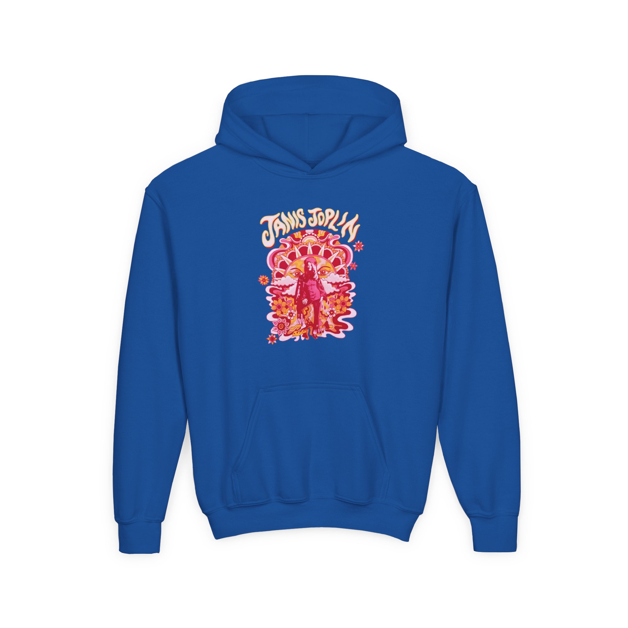 Janis Joplin Groovy Youth Heavy Blend Hooded Sweatshirt - Image 7
