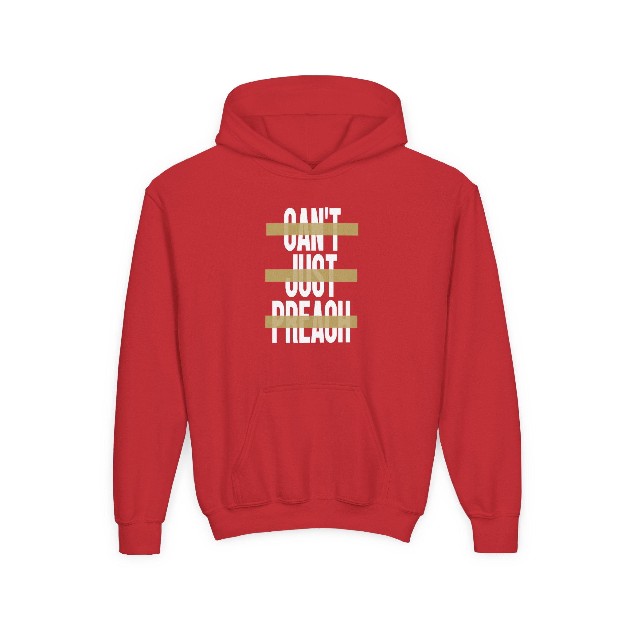 John Legend Can't Just Preach Youth Heavy Blend Hooded Sweatshirt - Image 15