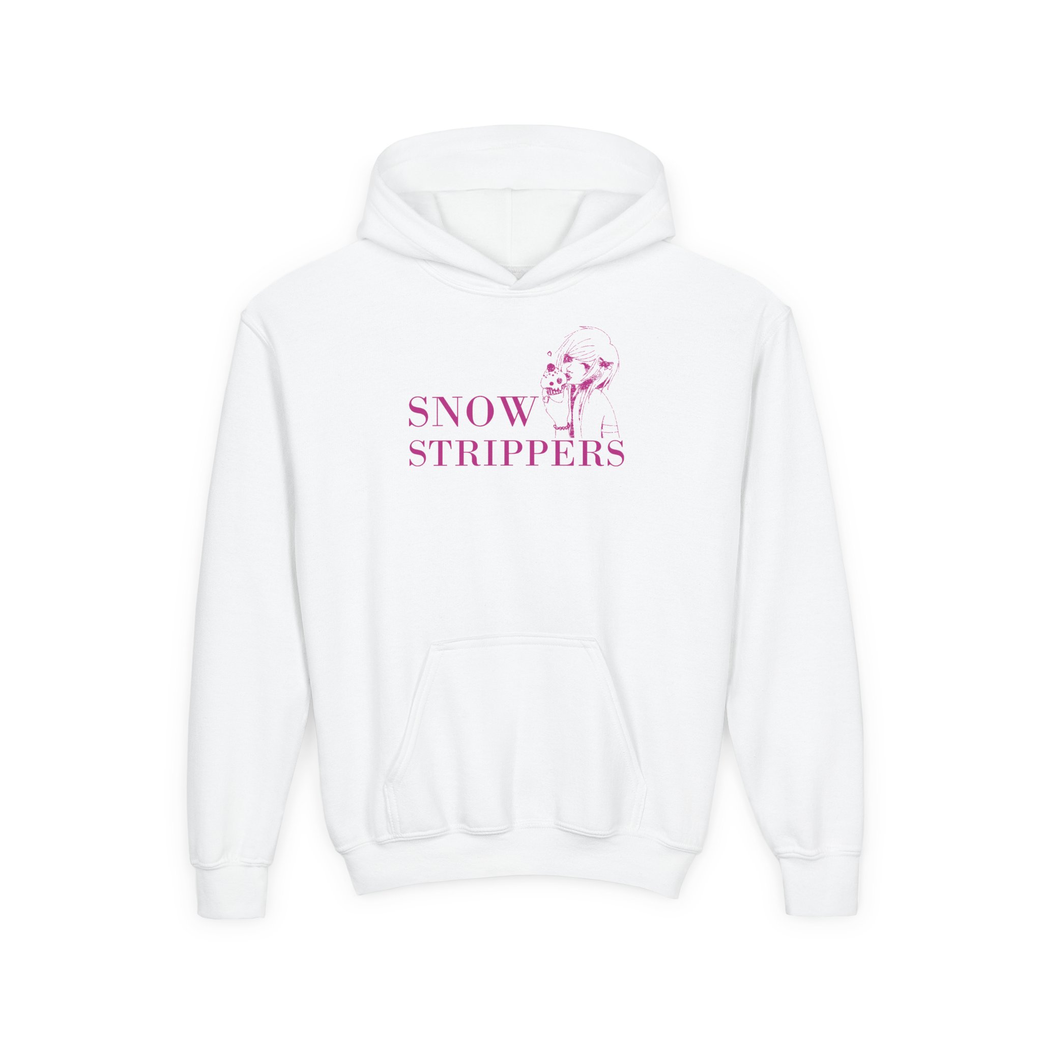 Youth Snow Strippers Heavy Blend Hooded Sweatshirt