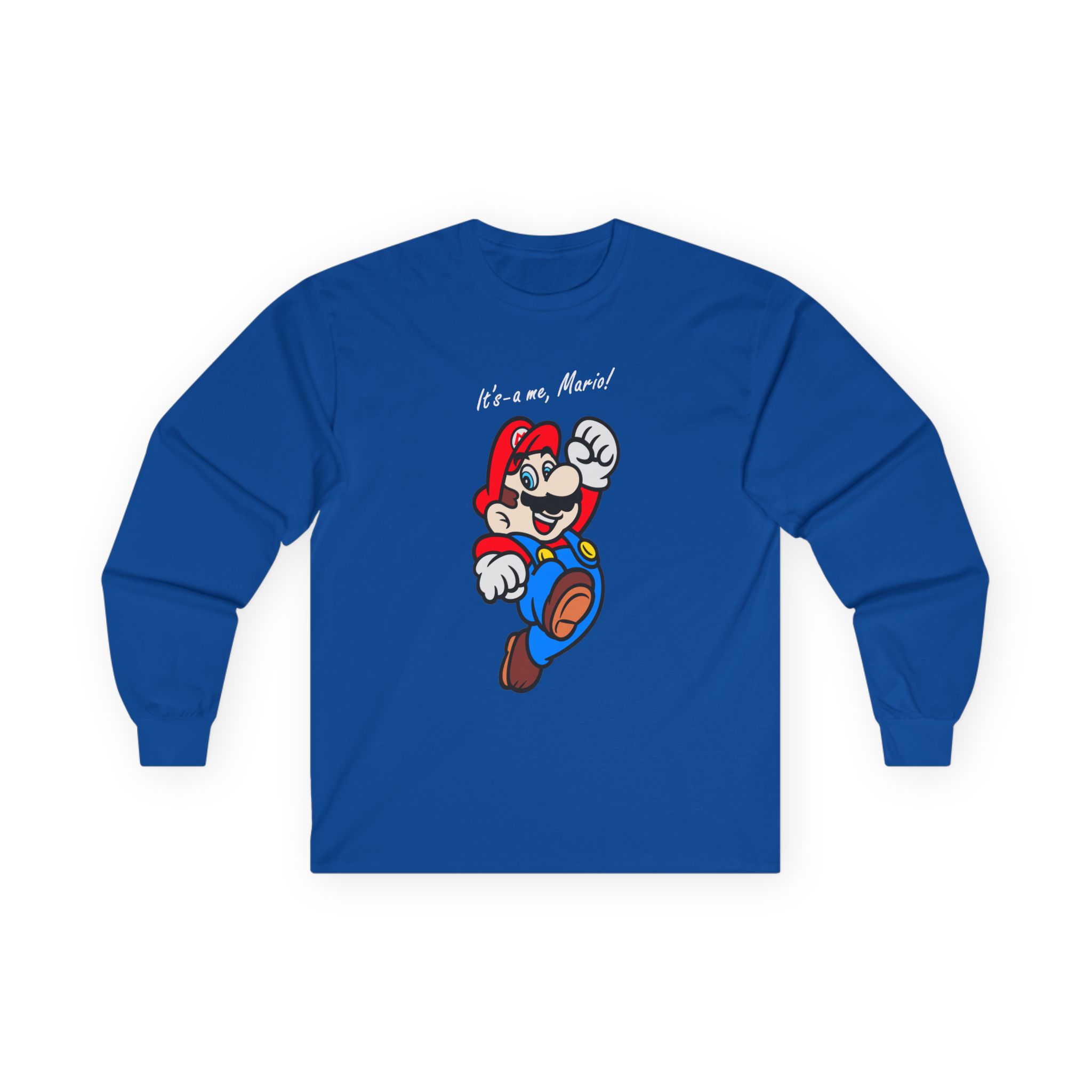 NTD It's-a Me, Mario Unisex Ultra Cotton Long Sleeve Tee - Image 11