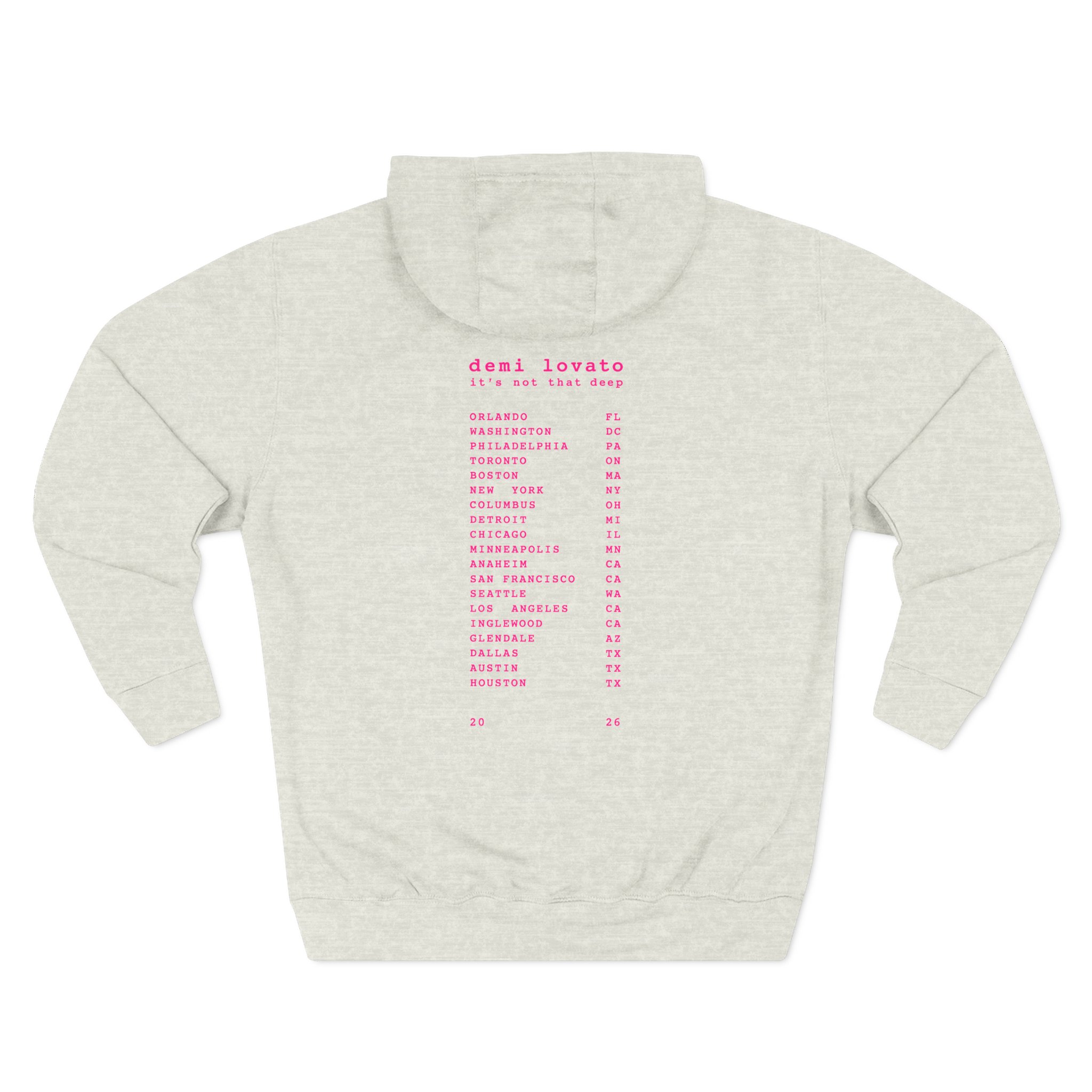 D L Three-panel Fleece Hoodie - Image 8