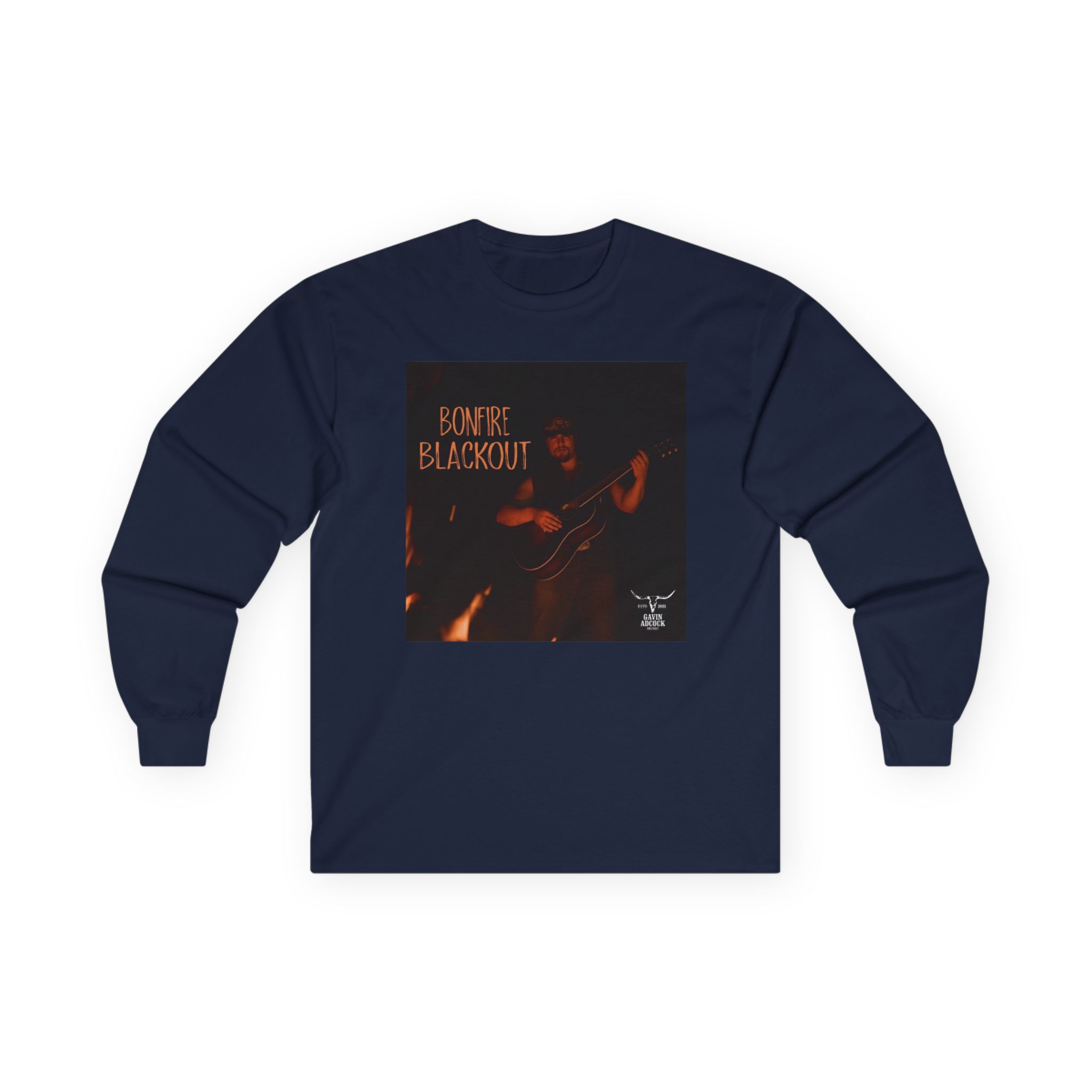 Gavin Adcock Bonfire Blackout Unisex Ultra Cotton Long Sleeve Tee - Image 3