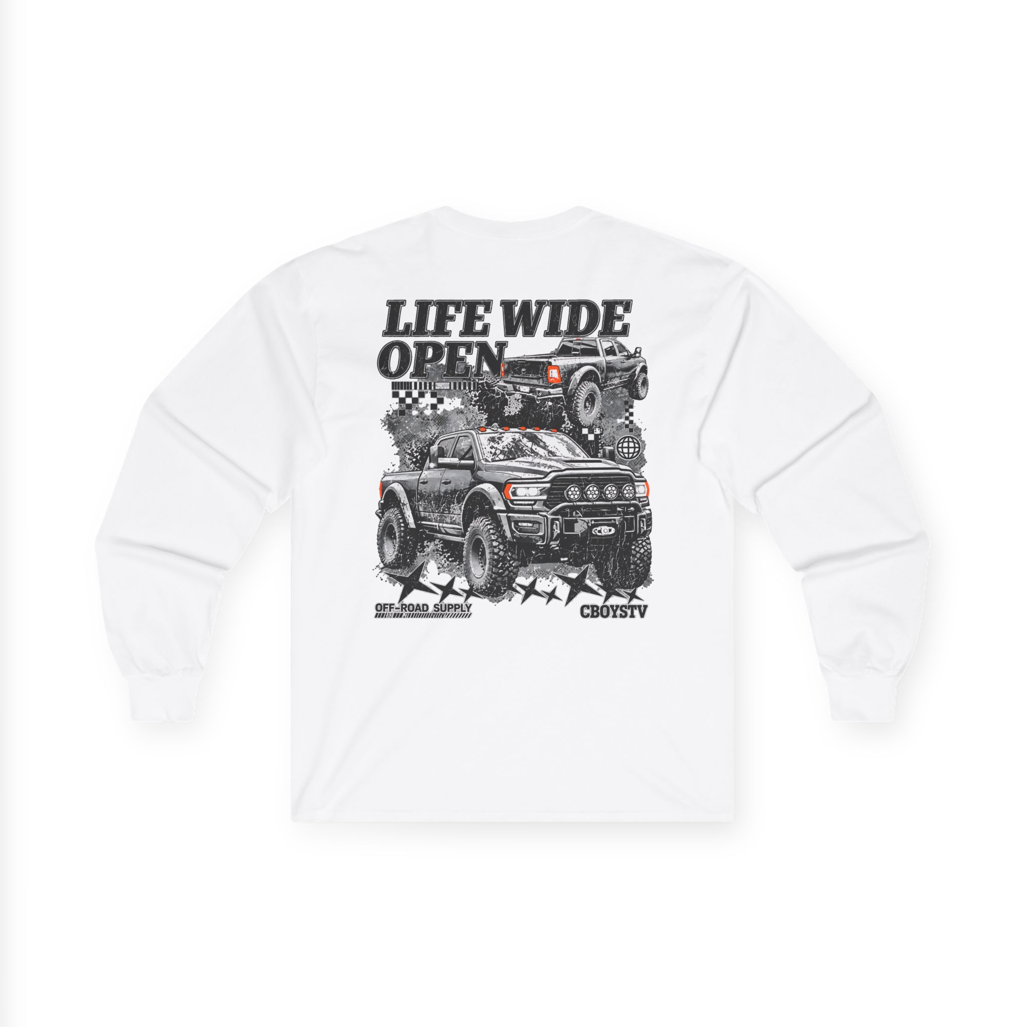 Cboystv Prospector Whiteout Unisex Ultra Cotton Long Sleeve Tee - Image 2