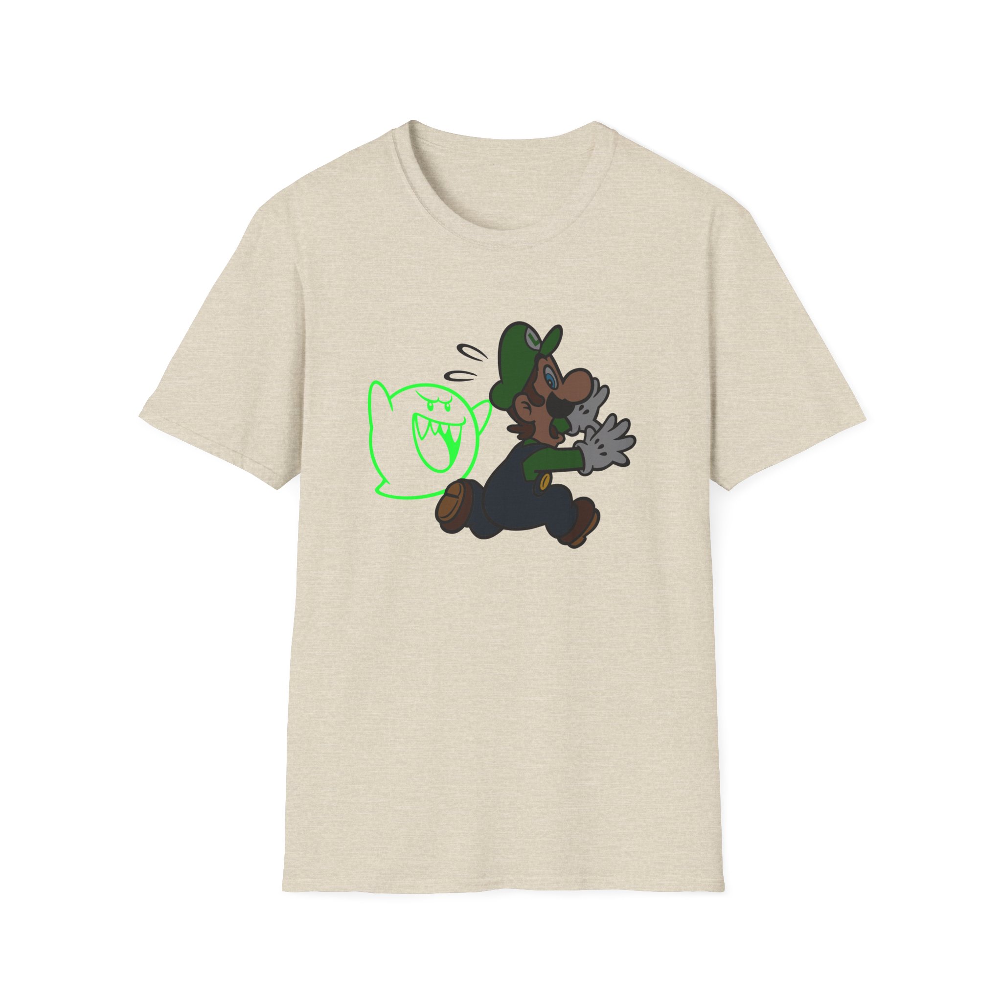 NTD Luigi™ and Boo Unisex Softstyle T-Shirt - Image 5