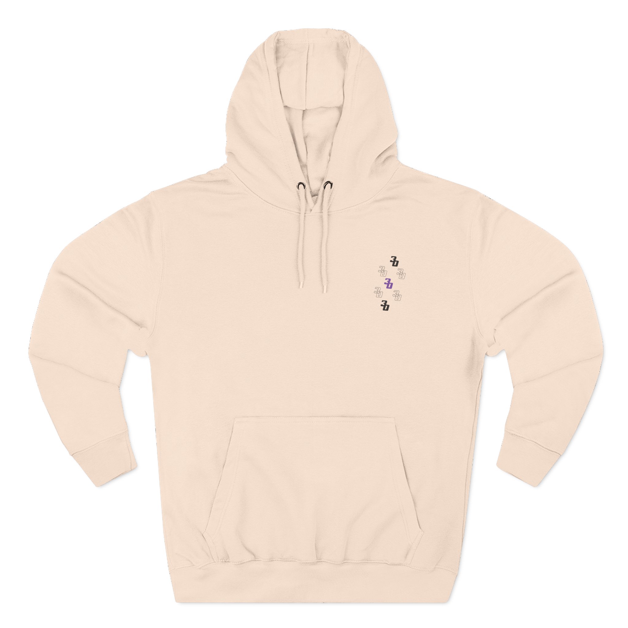 Koenigsegg Gridded Three-Panel Fleece Hoodie - Image 5