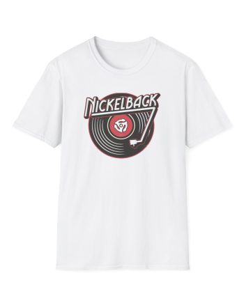 Nickelback Record Natural Ringer Unisex Softstyle T-Shirt