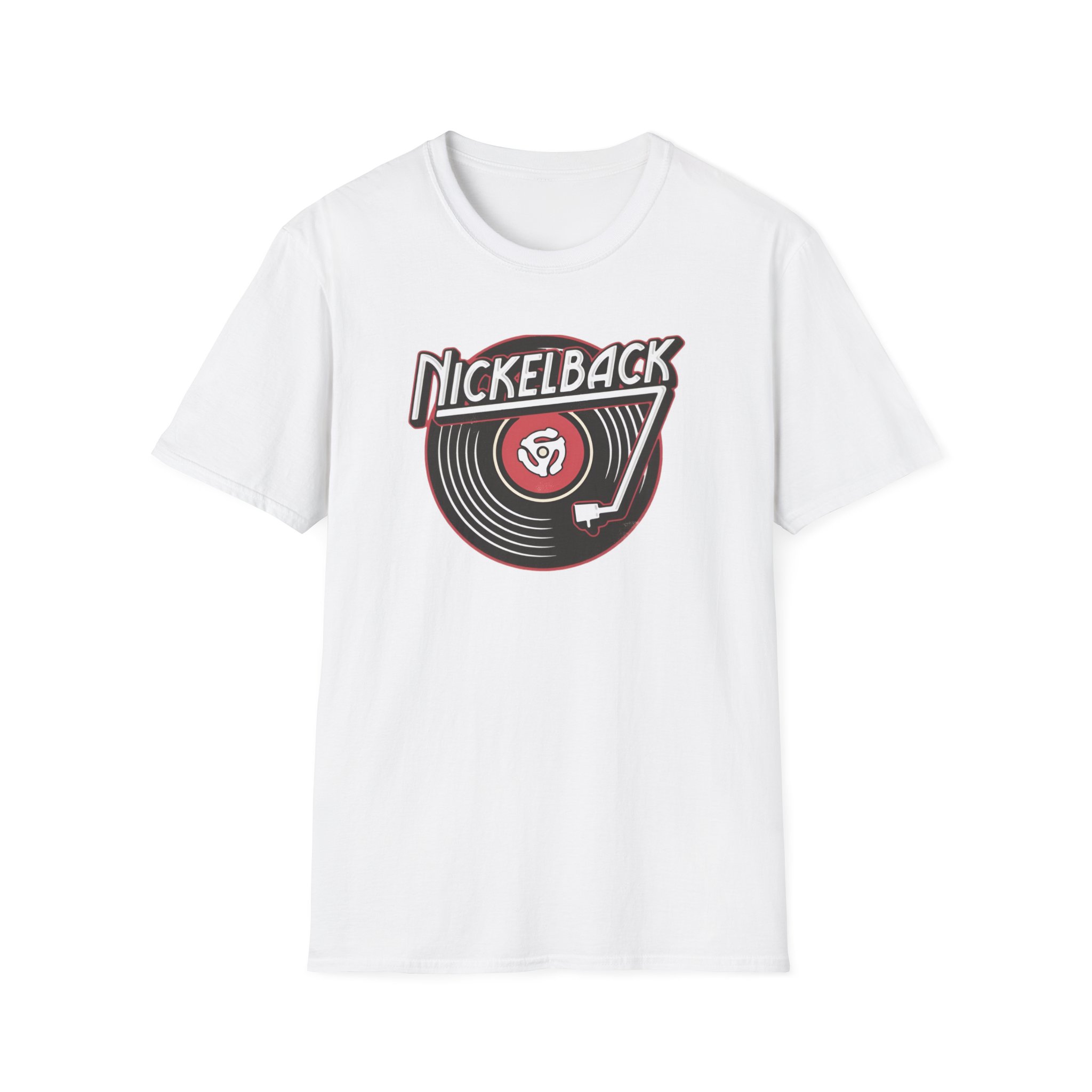 Nickelback Record Natural Ringer Unisex Softstyle T-Shirt