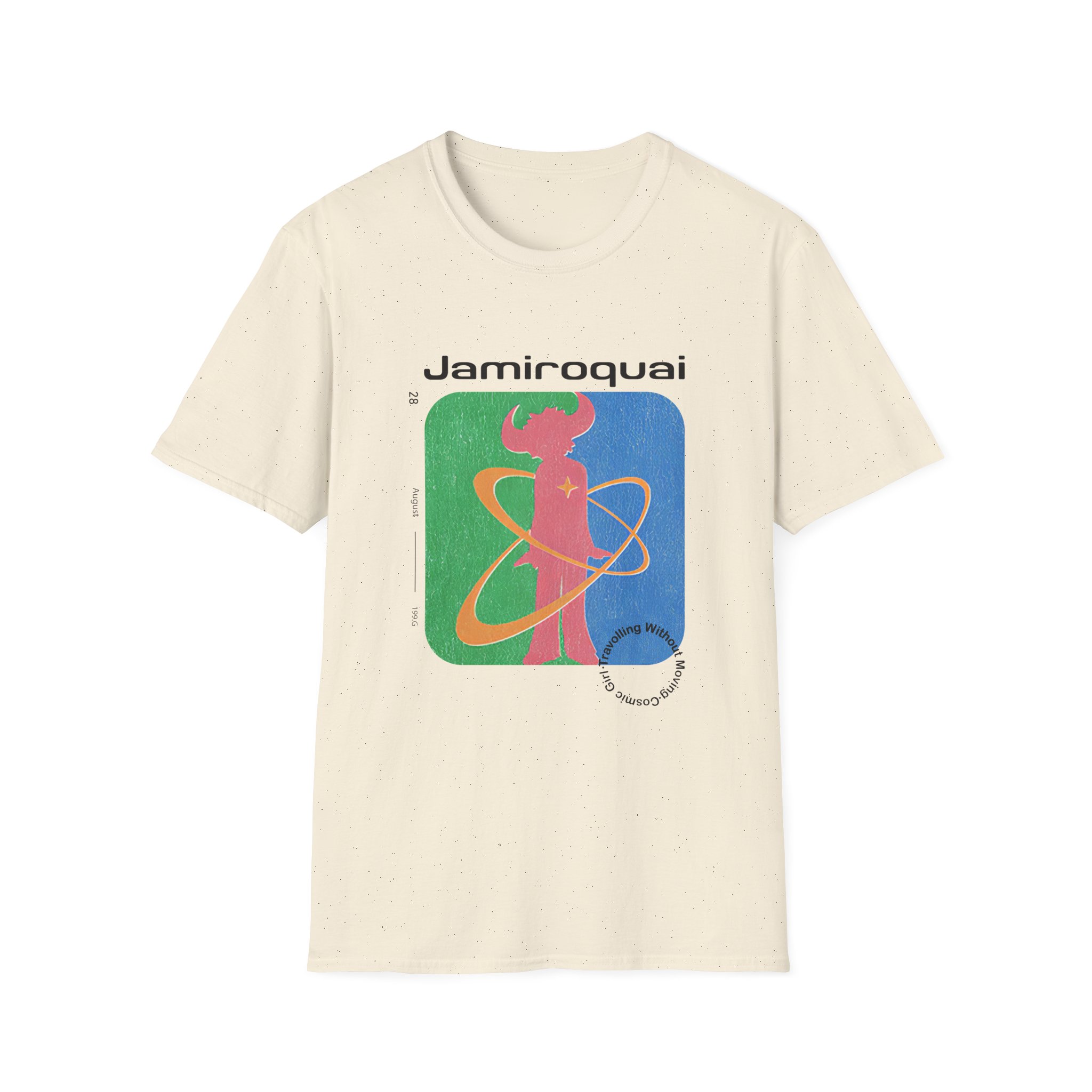 Calvin Harris Cosmic Girl Embroidered Unisex Softstyle T-Shirt