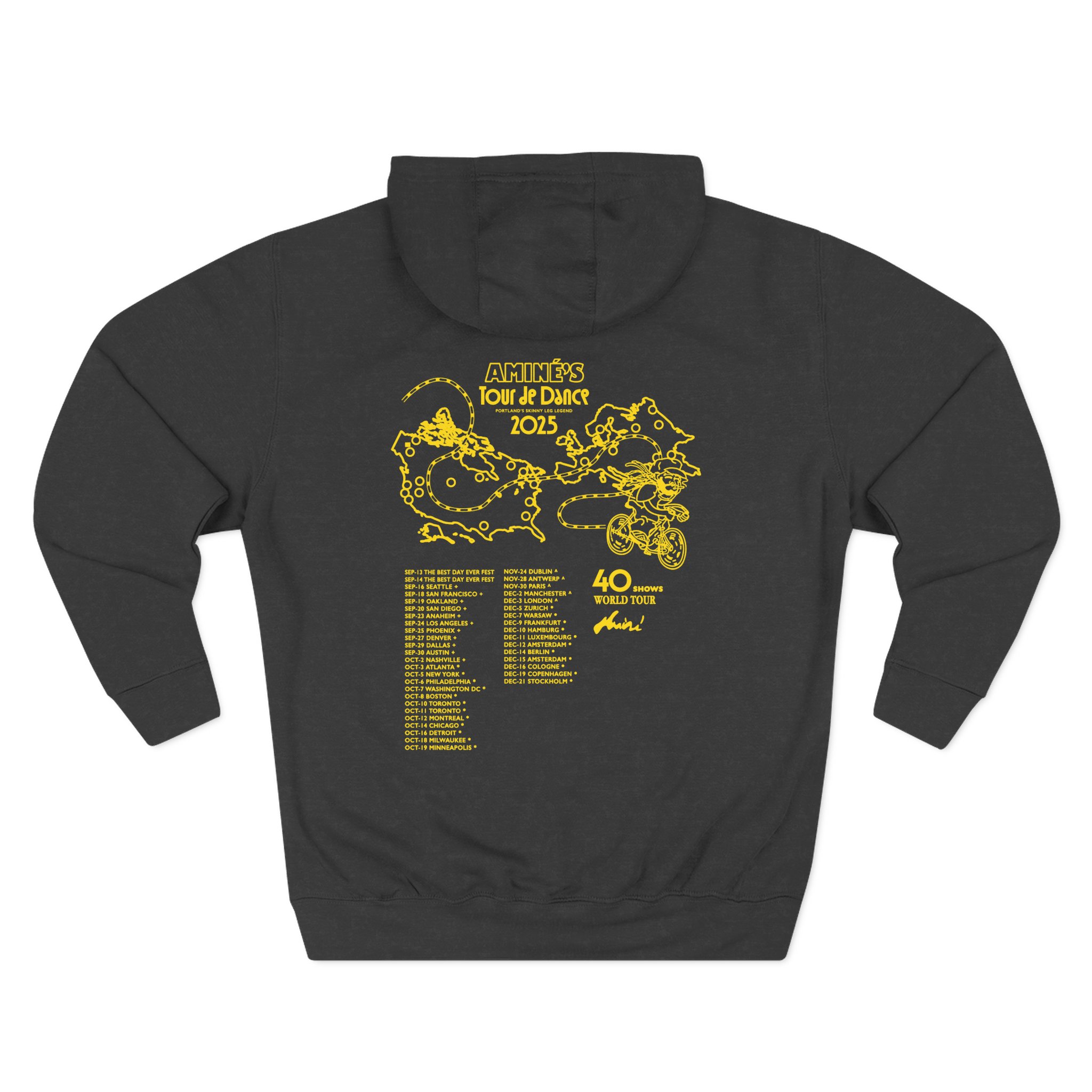 Aminé You're Beautiful Tour Three-Panel Fleece Hoodie - Image 4