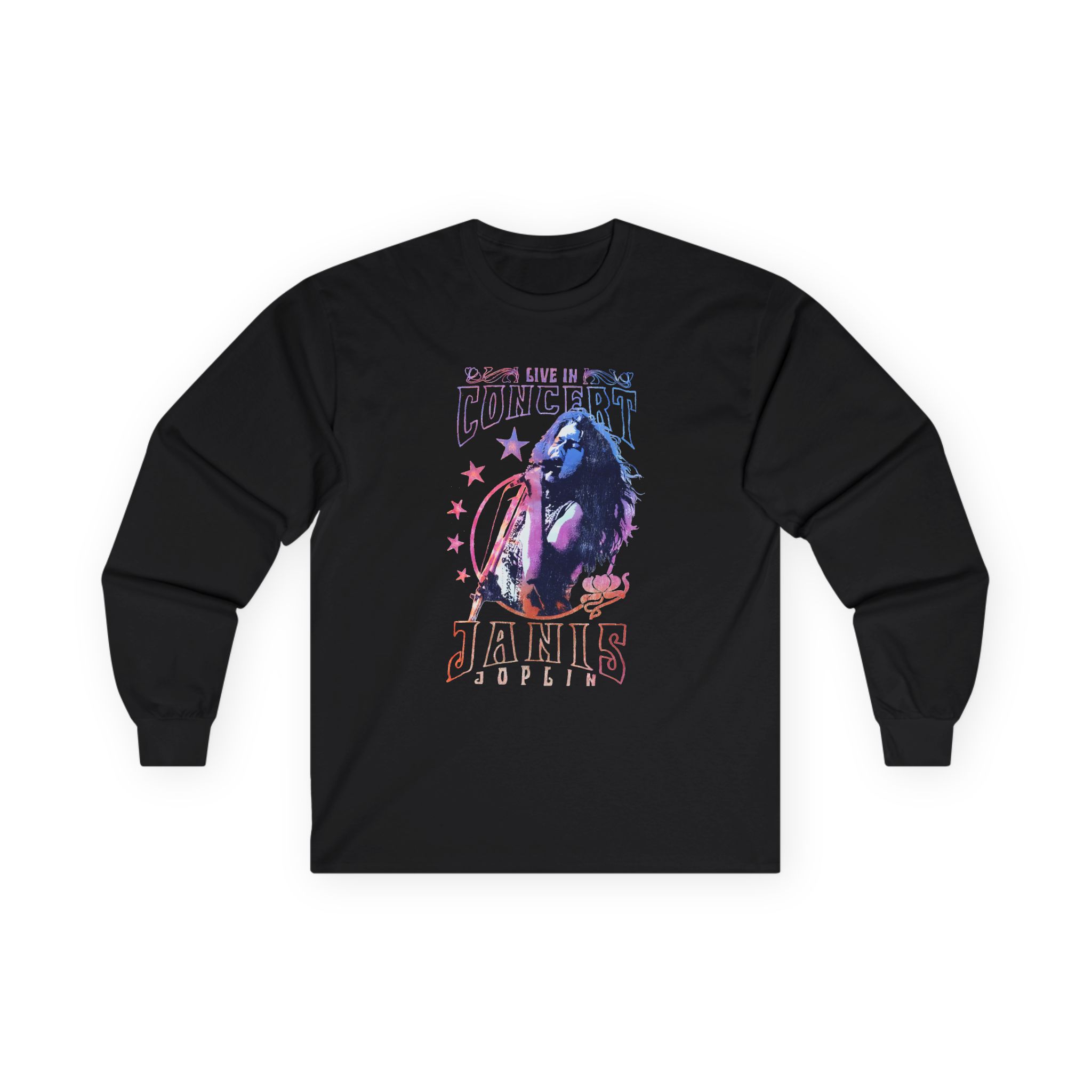 Janis Joplin Concer Unisex Ultra Cotton Long Sleeve Tee