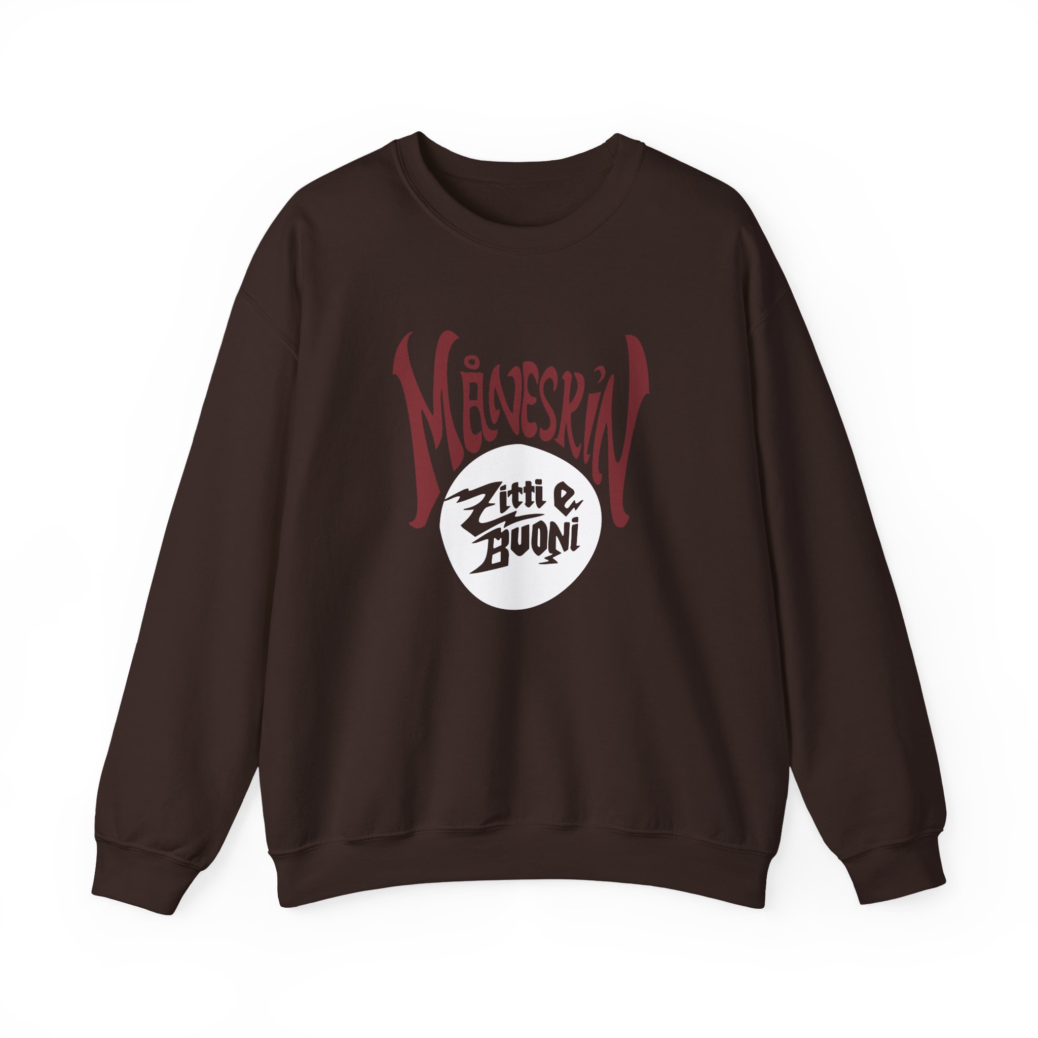 Maneskin Zitti e Buoni Unisex Heavy Blend™ Crewneck Sweatshirt - Image 3