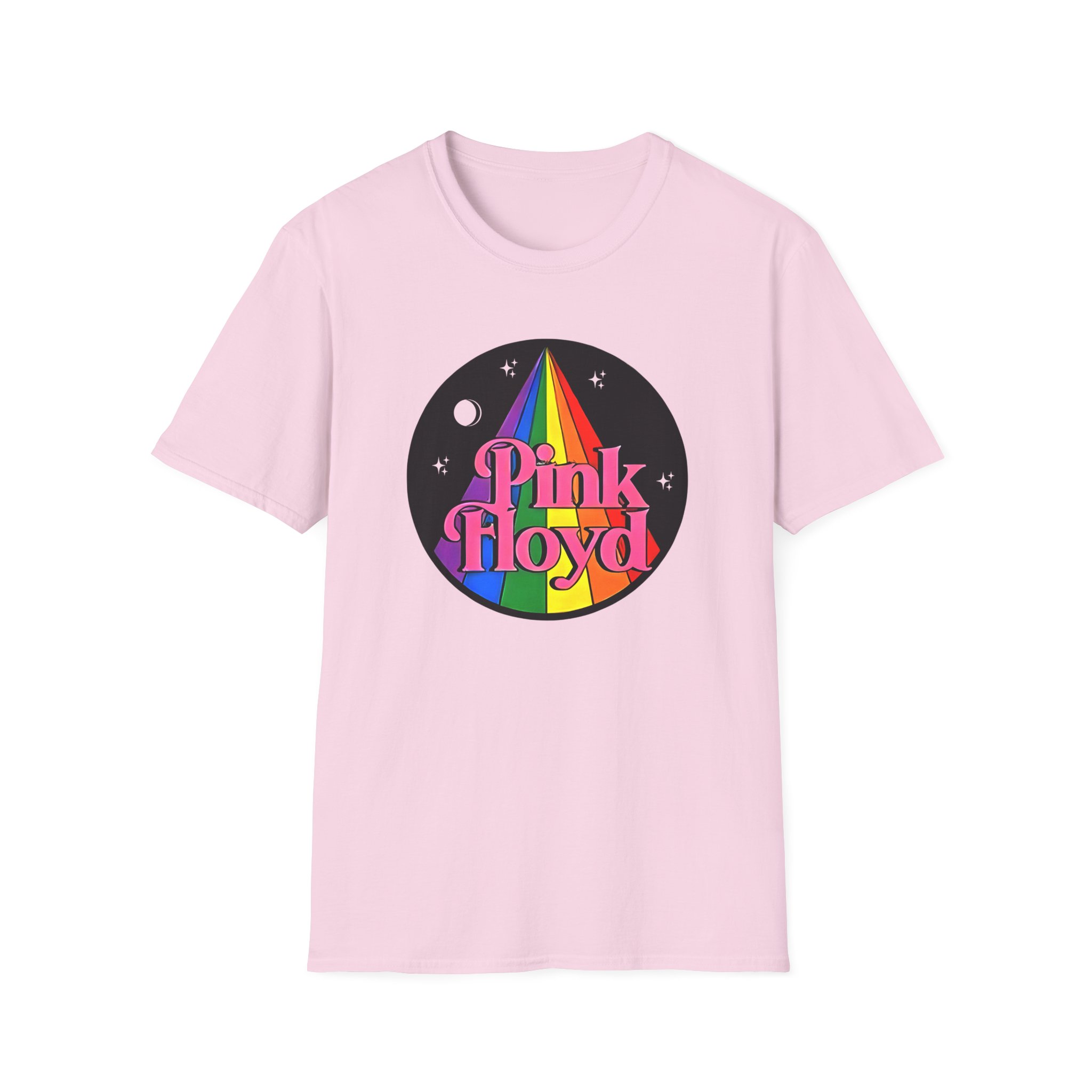 Pink Floyd Rainbow Unisex Softstyle T-shirt - Image 21