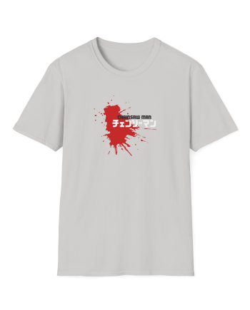 Chainsaw Man Power Grey Melange Unisex Softstyle T-Shirt