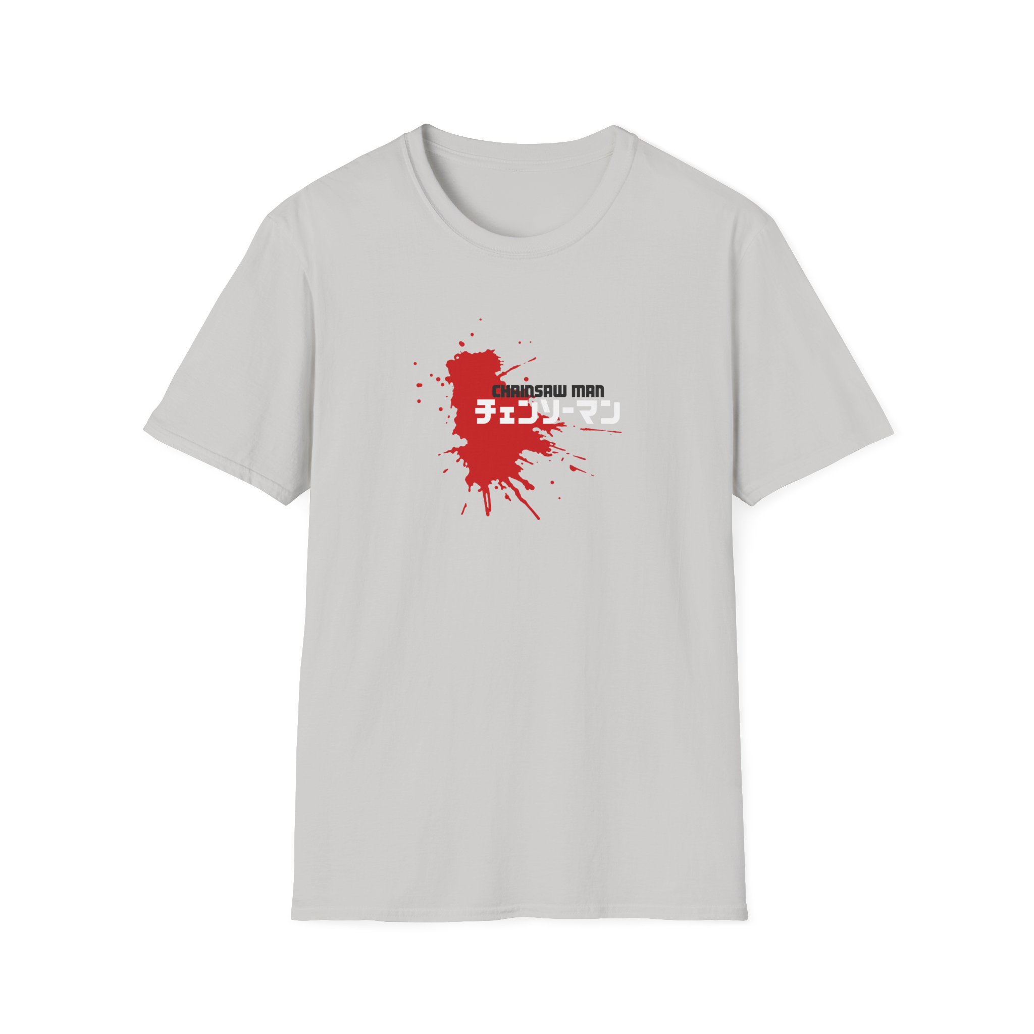 Chainsaw Man Power Grey Melange Unisex Softstyle T-Shirt
