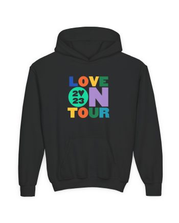Love on Tour 2023 Youth Heavy Blend Hooded Sweatshirt