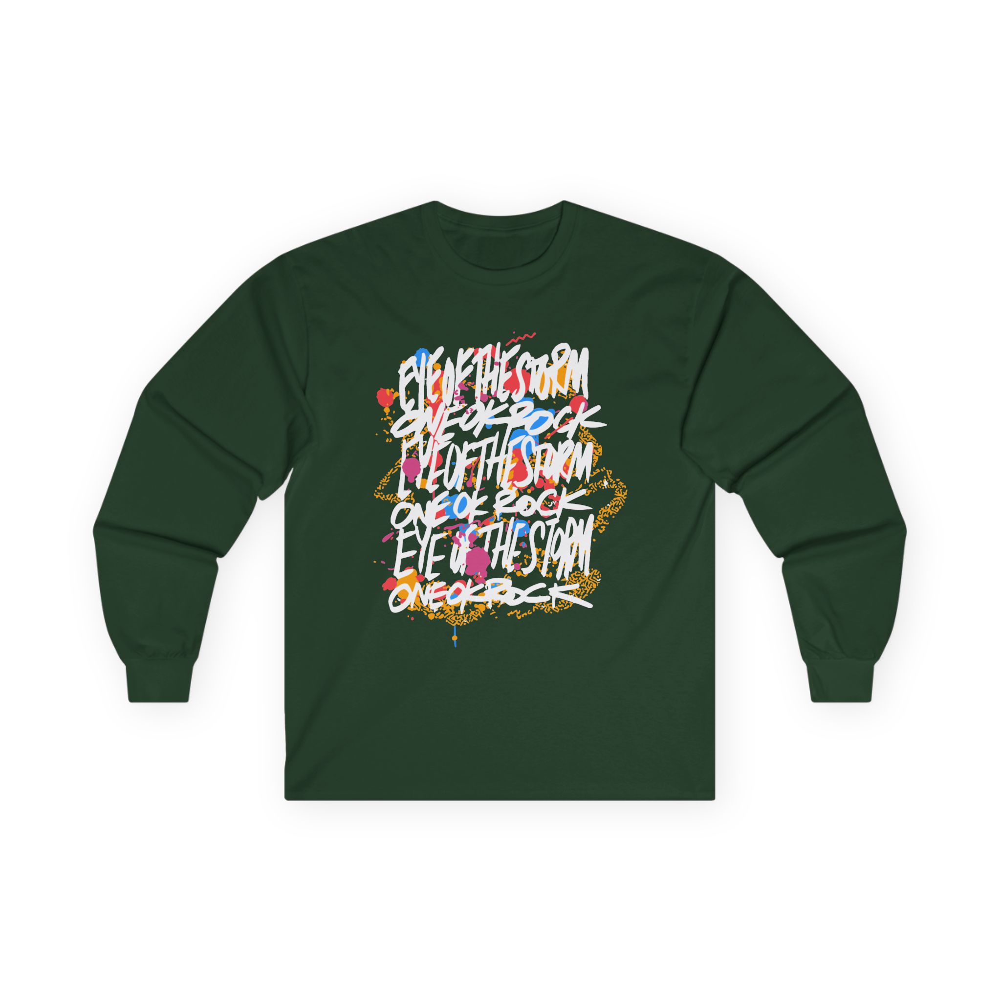 One Ok Rock Painted Storm Unisex Ultra Cotton Long Sleeve Tee - Image 7