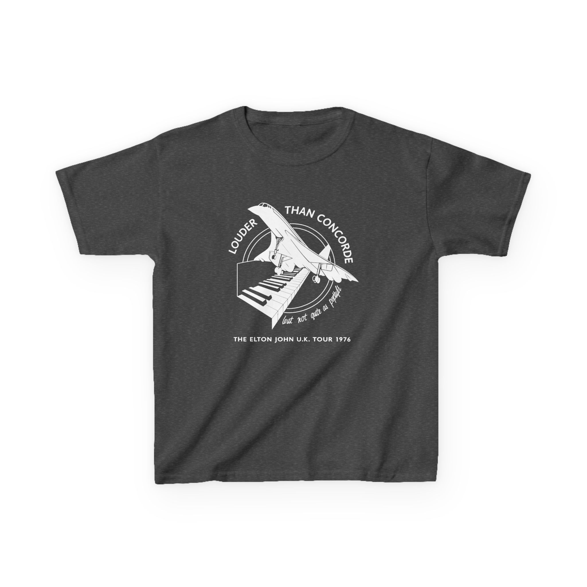 Ej Farewell Vintage Louder Than Concorde Kids Heavy Cotton™ Tee - Image 7