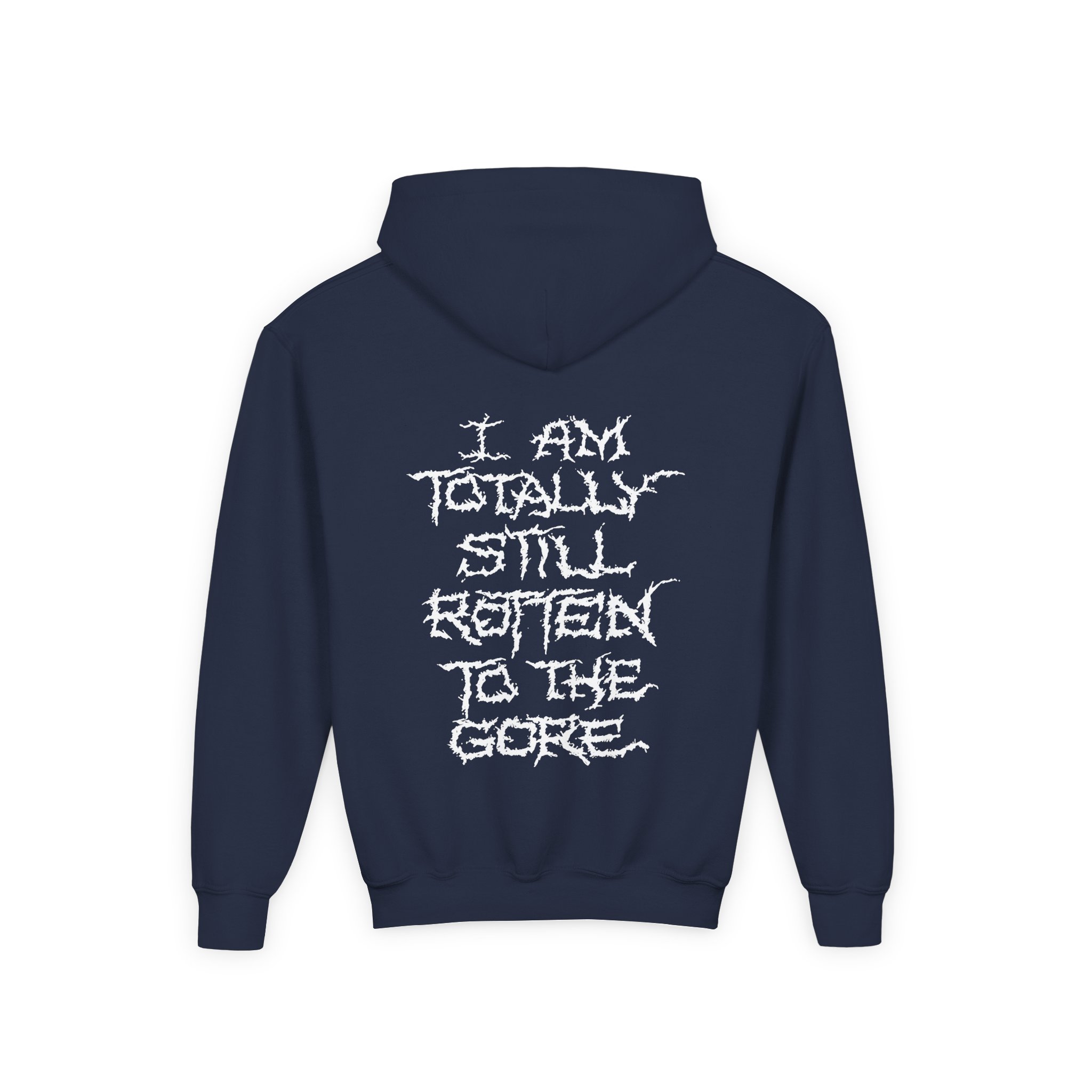 Youth Carcass Rotten to the Gore Heavy Blend Hooded Sweatshirt - Image 4