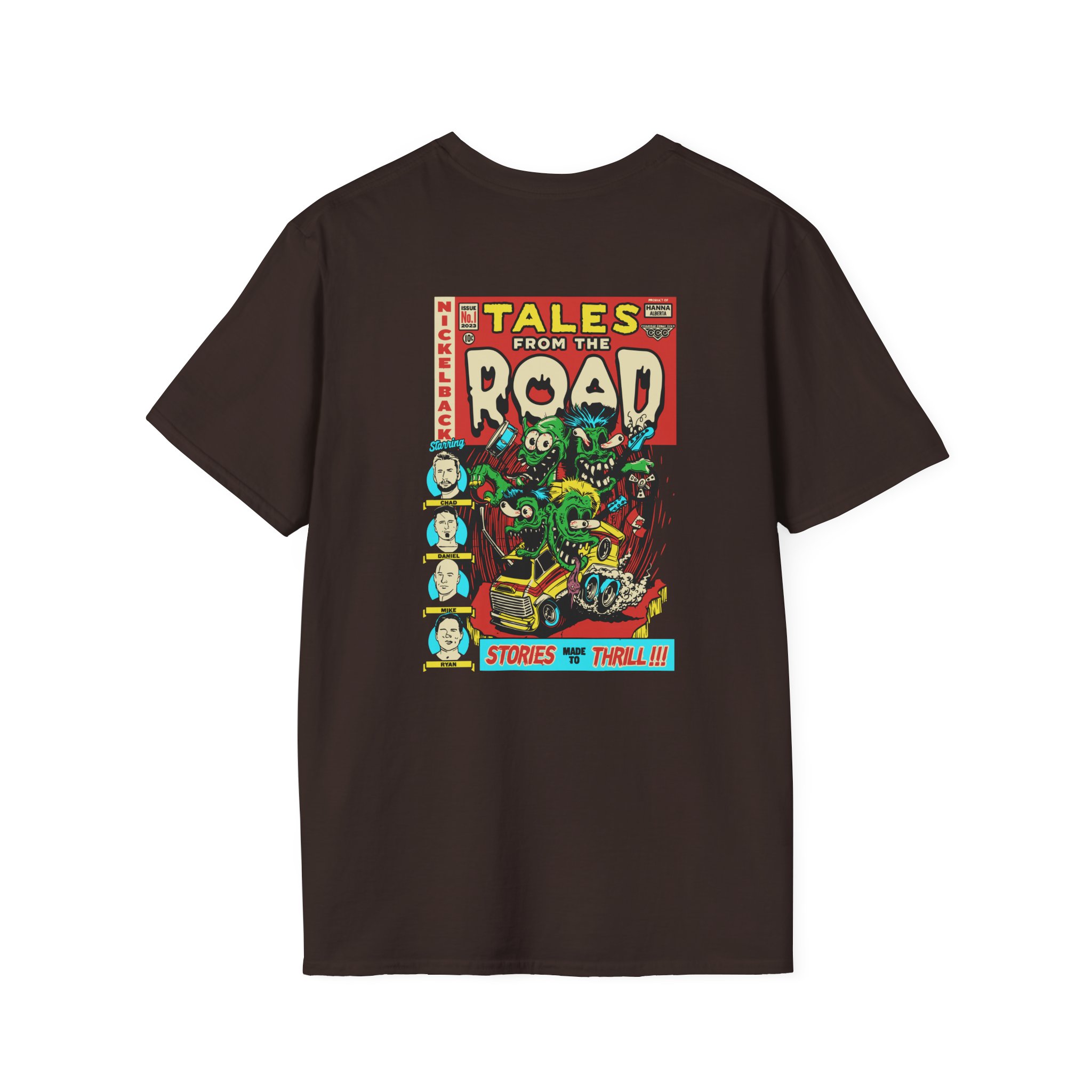Nickelback Tales From the Road Unisex Softstyle T-Shirt - Image 4