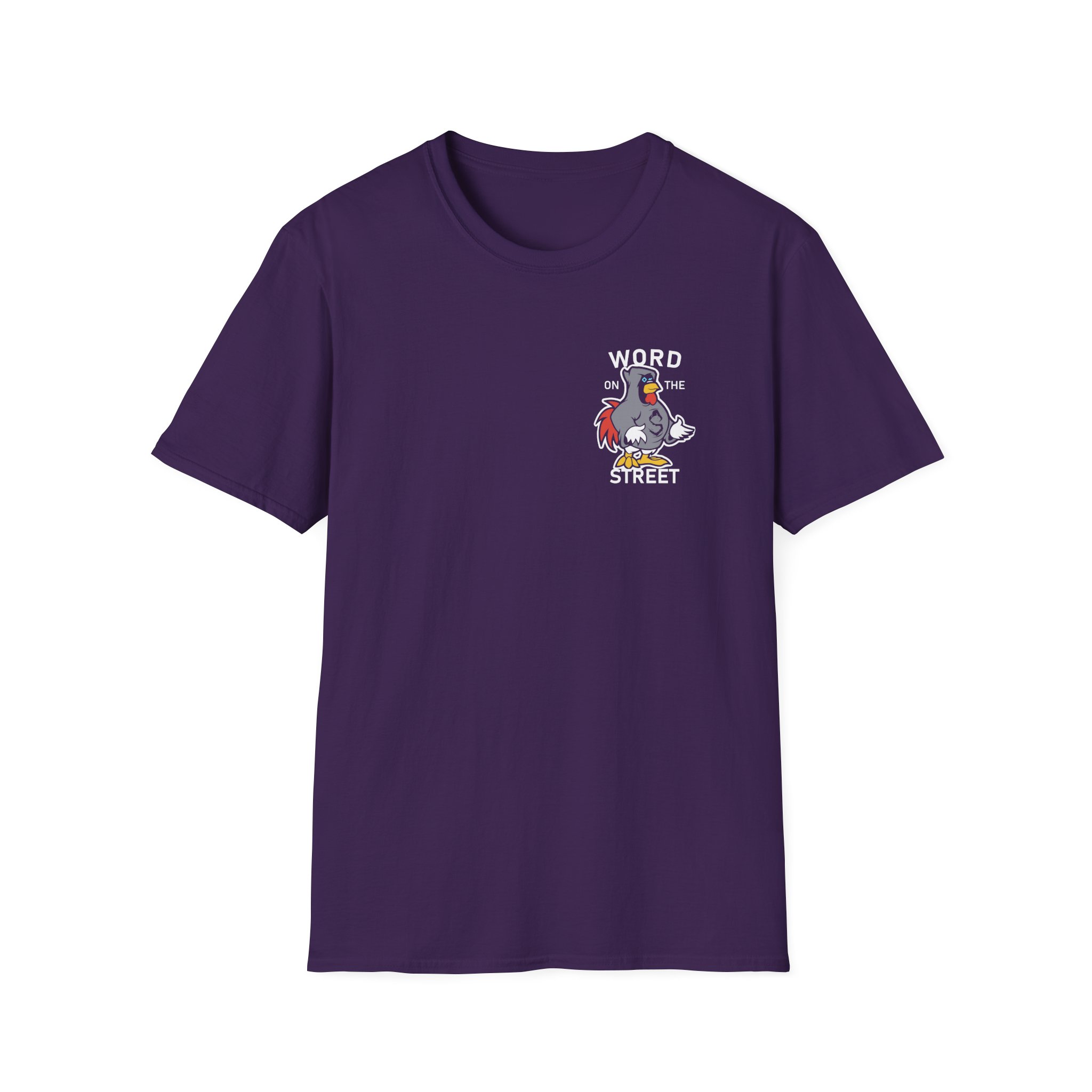 Shroud Chicken Word On The Street Unisex Softstyle T-Shirt - Image 17