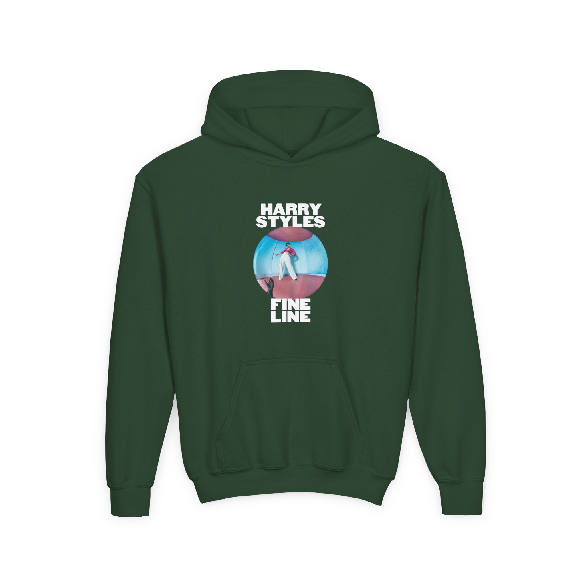 Love on Tour Harry Styles Fine Line Youth Heavy Blend Hooded Sweatshirt - Image 5