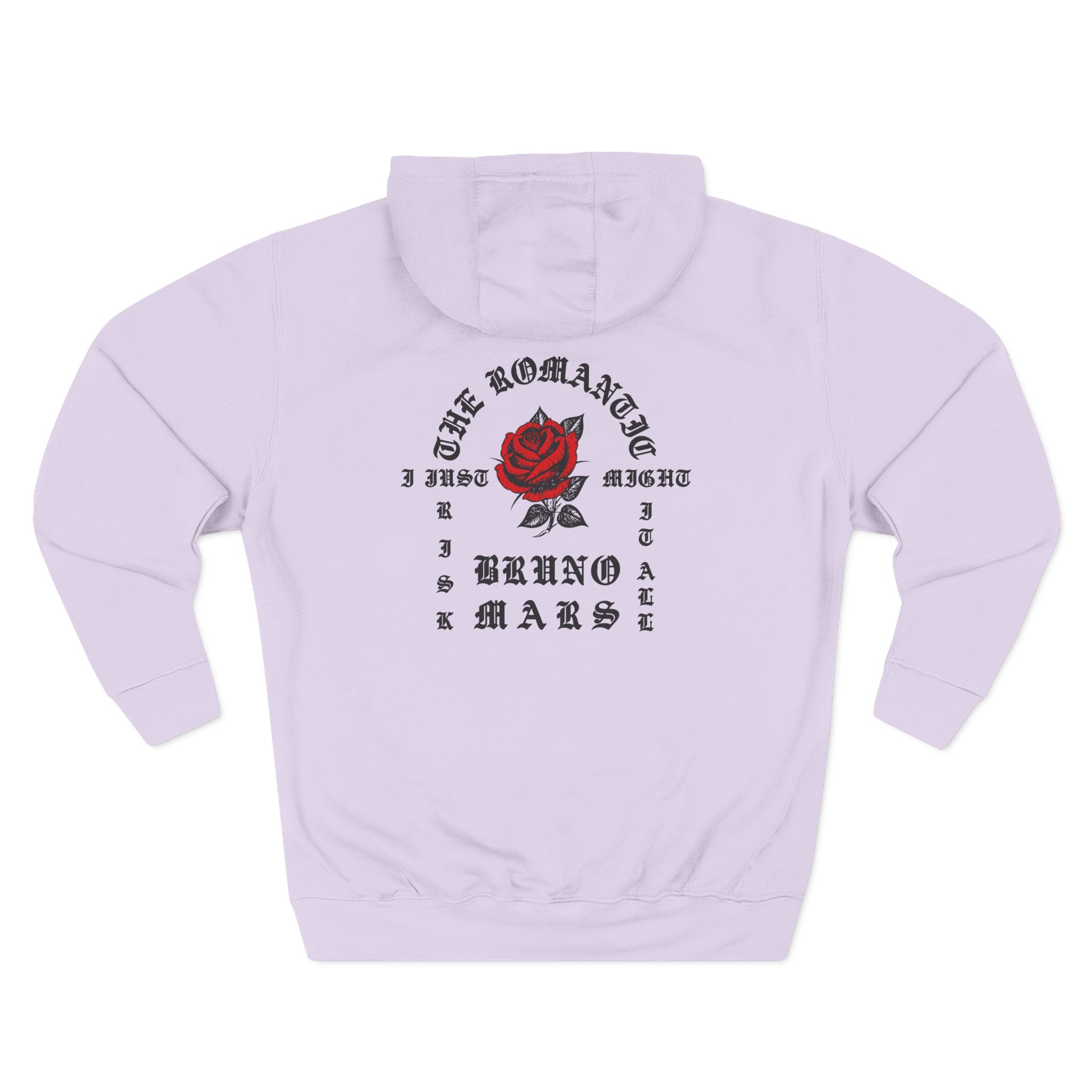 Bruno Mars the Romantic Tour Three-Panel Fleece Hoodie - Image 14