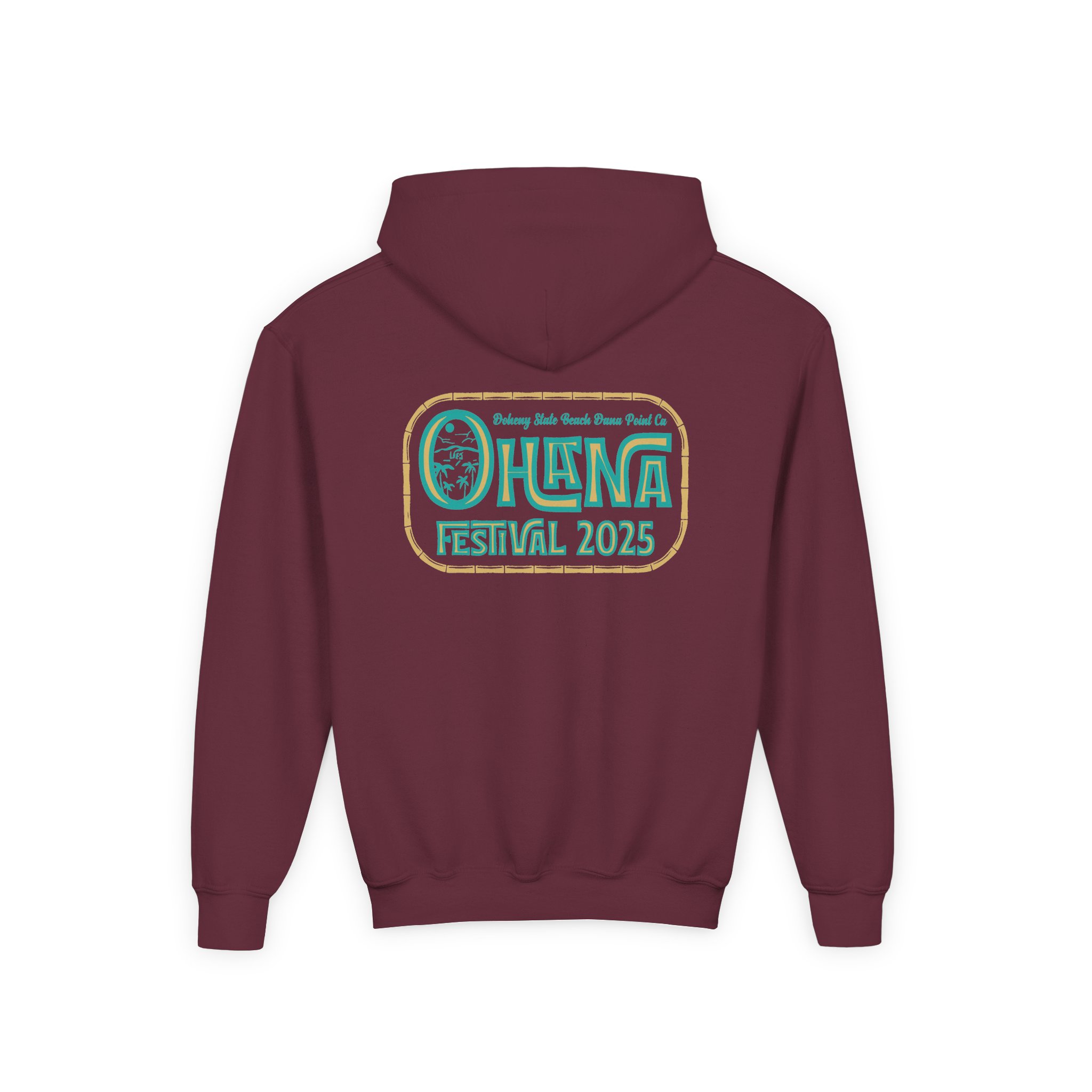 Eddie Vedder Ohana Festival Youth Heavy Blend Hooded Sweatshirt - Image 4