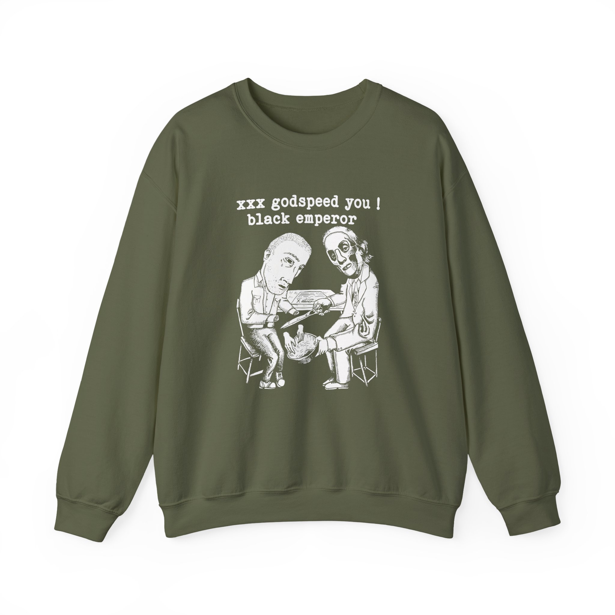 Godspeed You Black Emperor xxx godspeed you ! black emperor Unisex Heavy Blend™ Crewneck Sweatshirt - Image 9