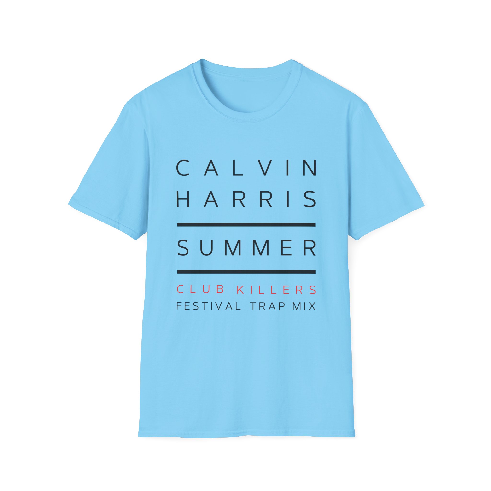 Calvin Harris Summer 4 Album Cover Unisex Softstyle T-Shirt - Image 21